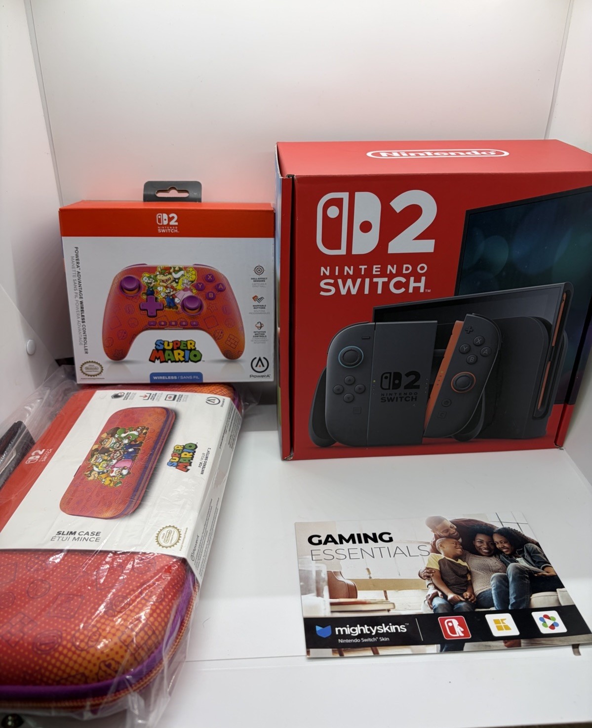 Nintendo Switch 2 Mario Day Bundle New Limited Edition Case Controller