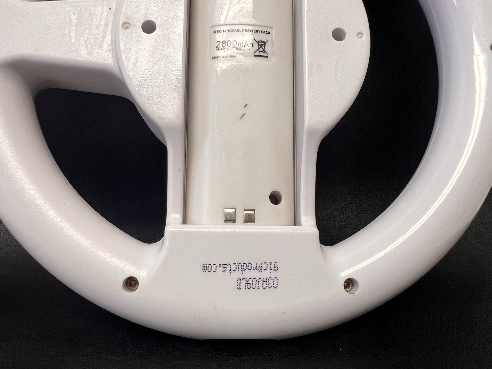 WII Nintento White Motion Plus Remote Control and Steering Wheel