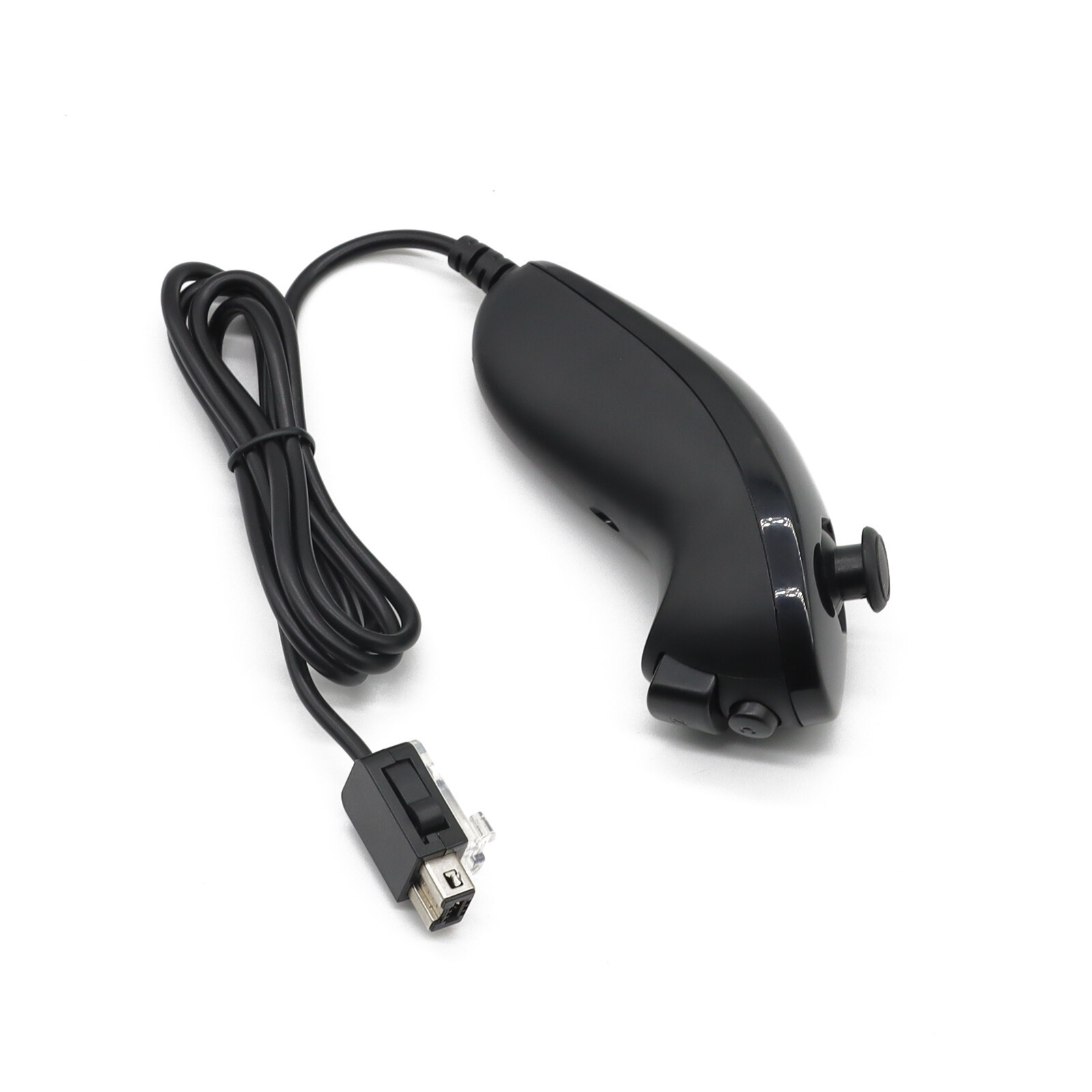 Wii Nunchuck Black For Nintendo Video Game Controller Remote For Wii & Wii U