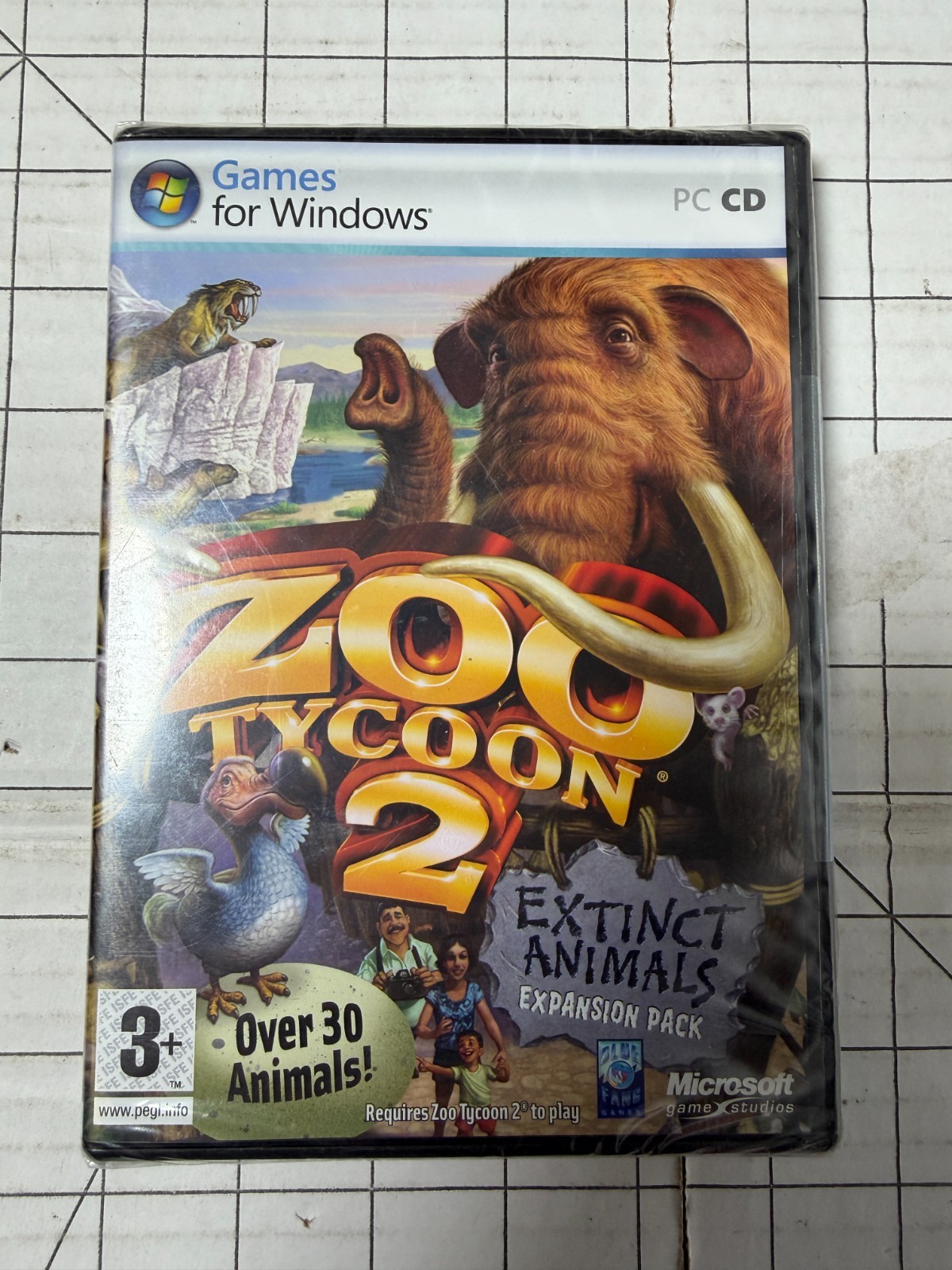 Zoo Tycoon 2: Extinct Animals Expansion Pack 2007 PC CD-ROM Simulation New