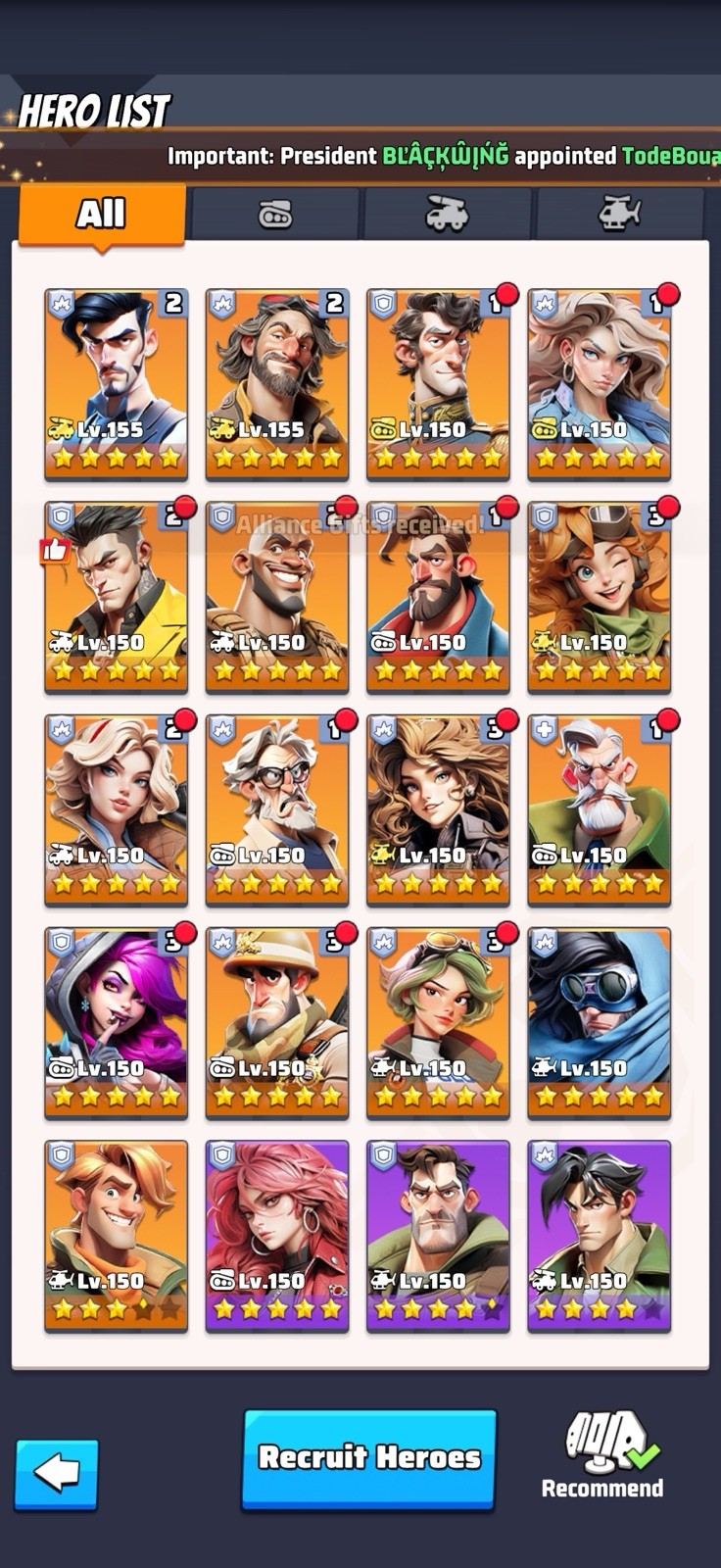 Last war level 31 server 136x Android iOS High-Level Heroes Multiplayer
