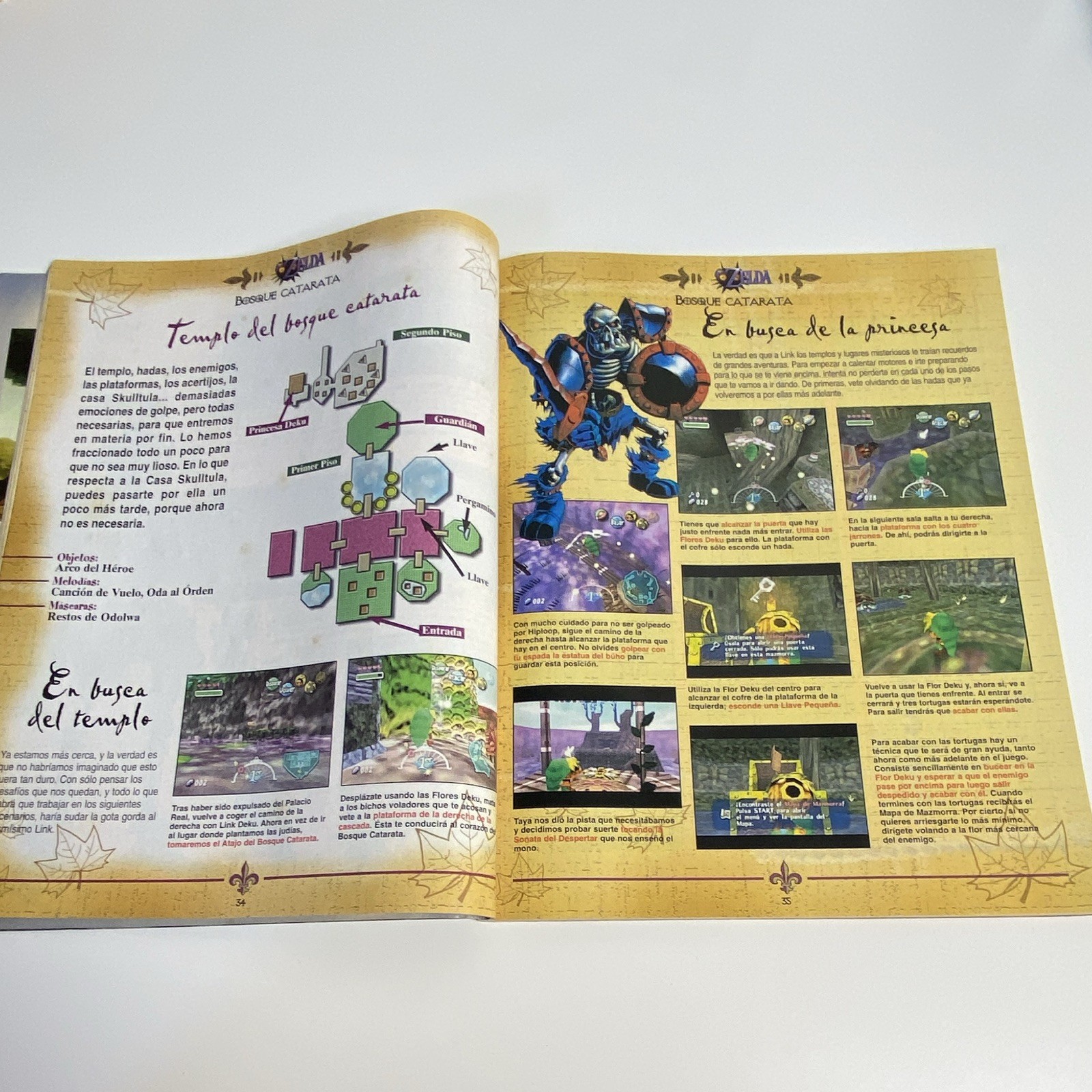 Nintendo Accion Legend Of Zelda Majora’s Mask Official Guide From Spain