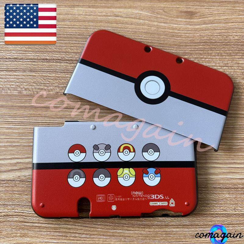 For Nintendo New 3DS XL New 3DS LL Poke Ball Protective Case Cover Housing Shell