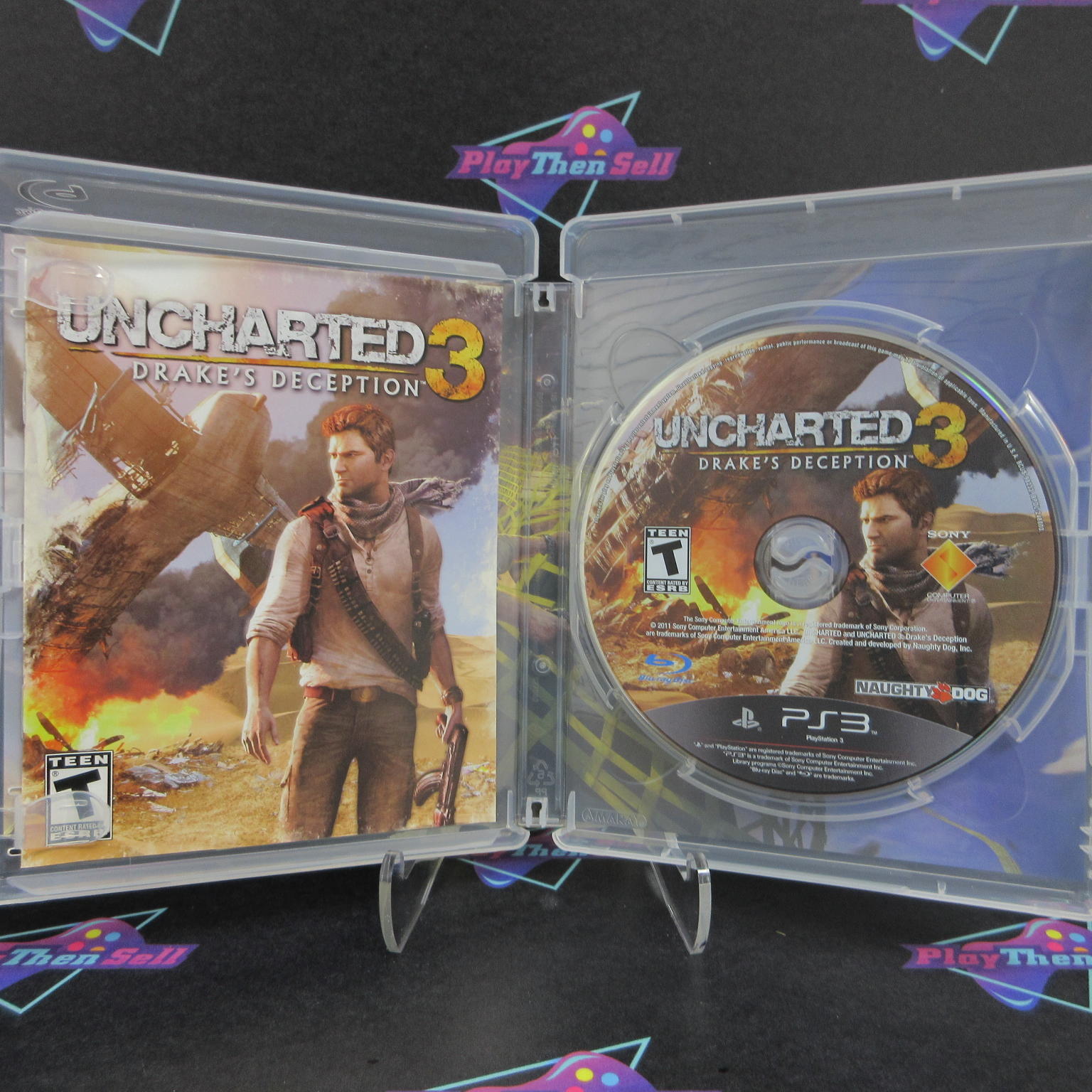 Refurbished Uncharted 3 Drake’s Deception PS3 PlayStation 3 Complete – Excell..