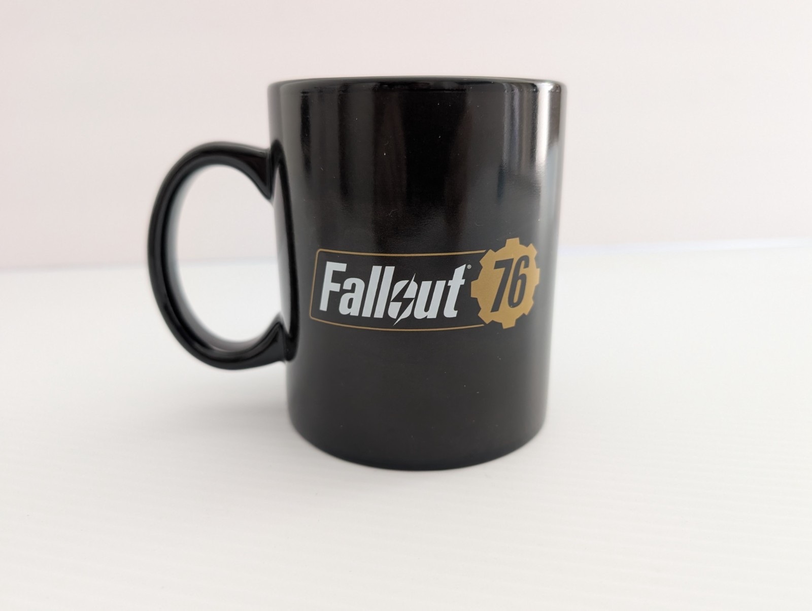 Fallout 76 Vault Boy Coffee Mug 16oz Black Ceramic Bethesda Gaming Cup w/ Box