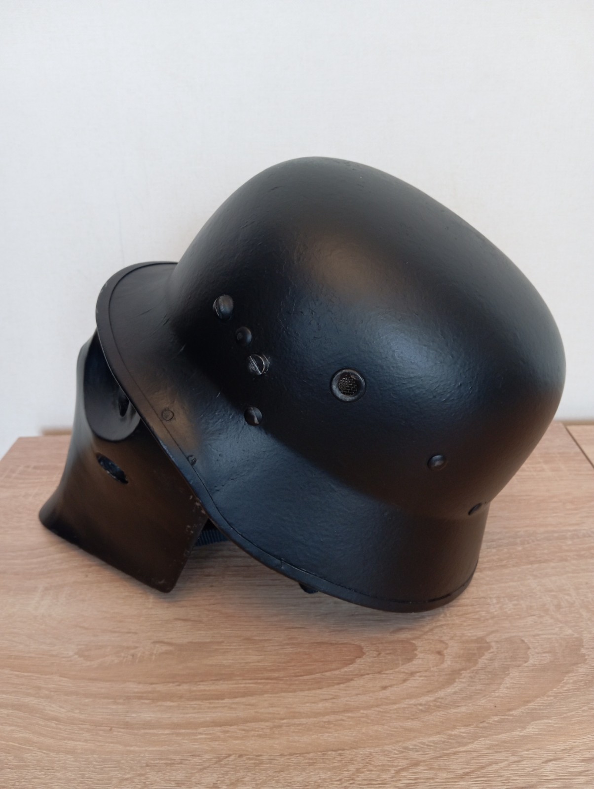 Custom made with 3D printed parts Wolfenstein New Order face mask with helmet