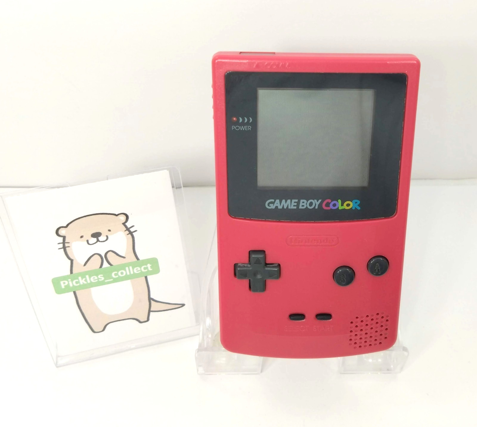 Nintendo CGB-001 Game Boy Color Red Console only Tested GB GBC 0506F