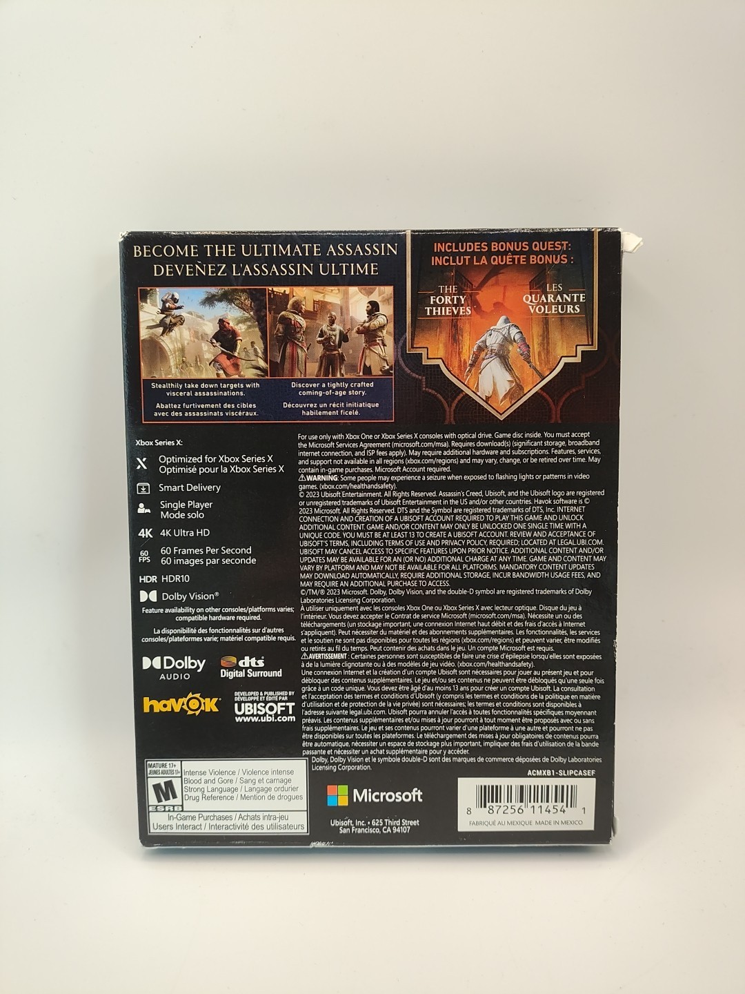 Assassin’s Creed Mirage – Launch Edition [Xbox One / Xbox Series X]