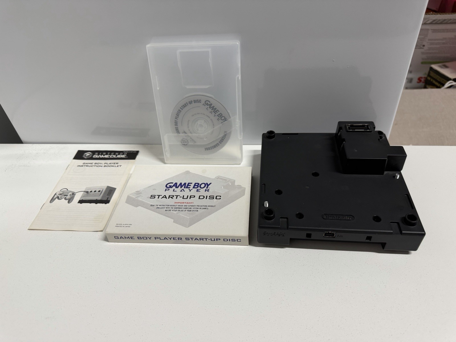 Nintendo GameCube Gameboy Player with Start-Up Disc and Instruction Booklet Nice
