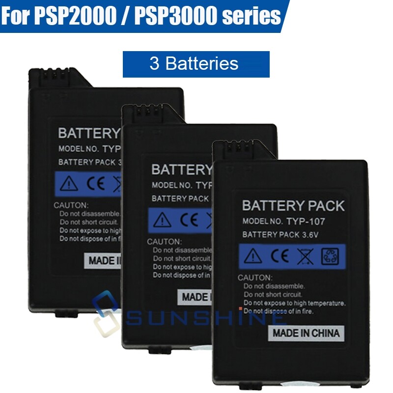 Rechargeable Battery Replacement / Charger For PSP 2000 2001 slim 3000 3001 lite