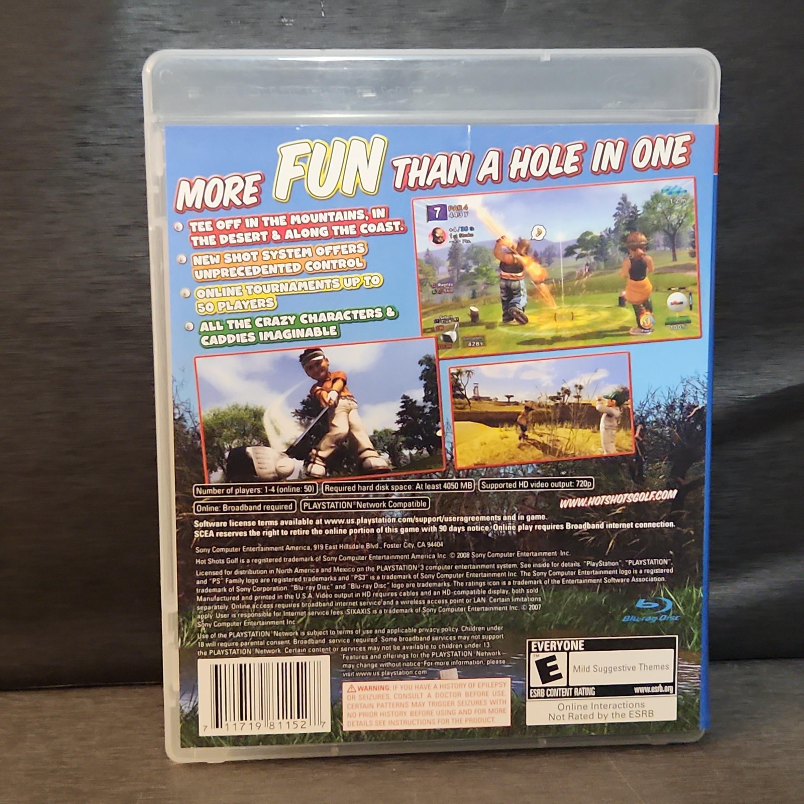 Hot Shots Golf: Out Of Bounds Sony PlayStation 3 PS3 Game CIB Manual E