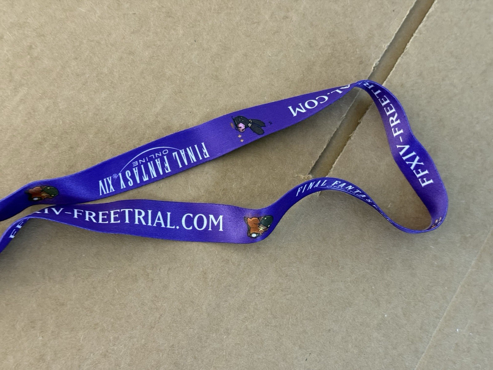 Final Fantasy XIV Online PAX East 18 19 20 Exclusive Red Purple Blue Lanyard NEW