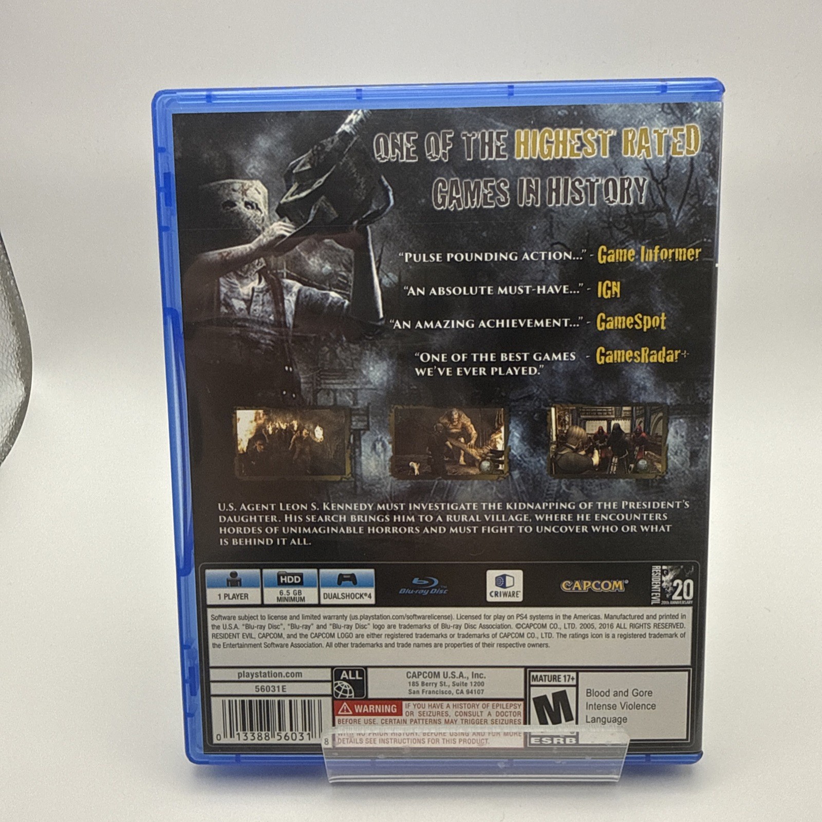 Resident Evil 4 (Sony PlayStation 4, 2016) – Complete CIB TESTED AND WORKING
