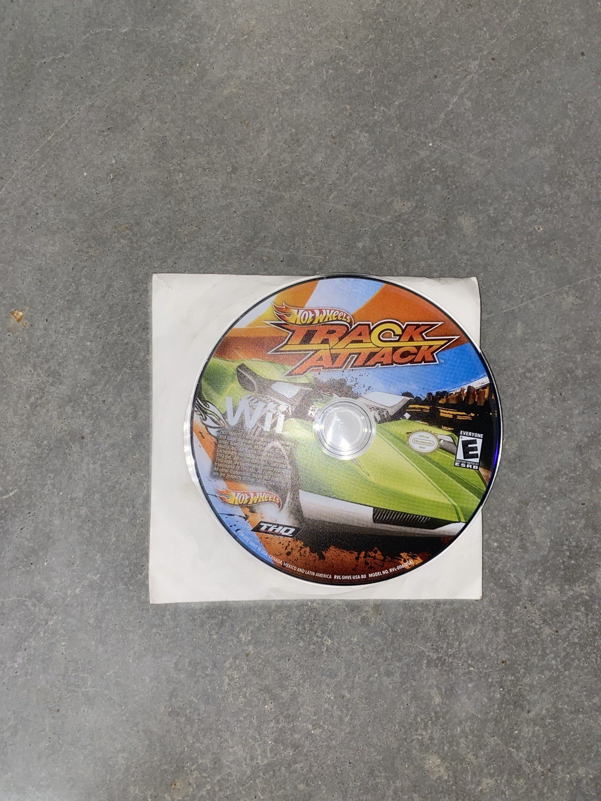THQ Hot Wheels Track Attack Nintendo Wii (2007) Untested