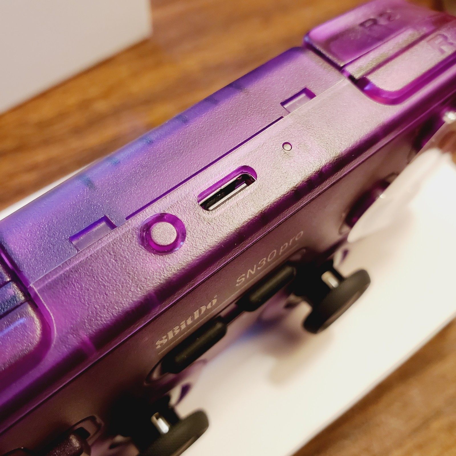 8BitDo SN30 Wireless Gamepad for Switch, Android, PC, Steam, Apple, Pi -PURPLE