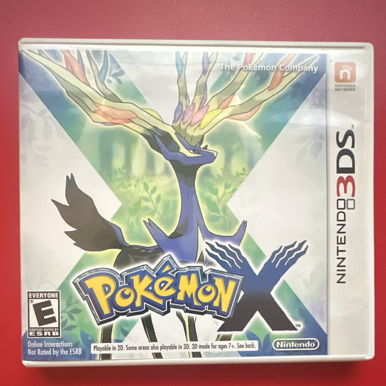 Nintendo Pokémon X 3DS NTSC-U/C w/ Case & Inserts E (Everyone)