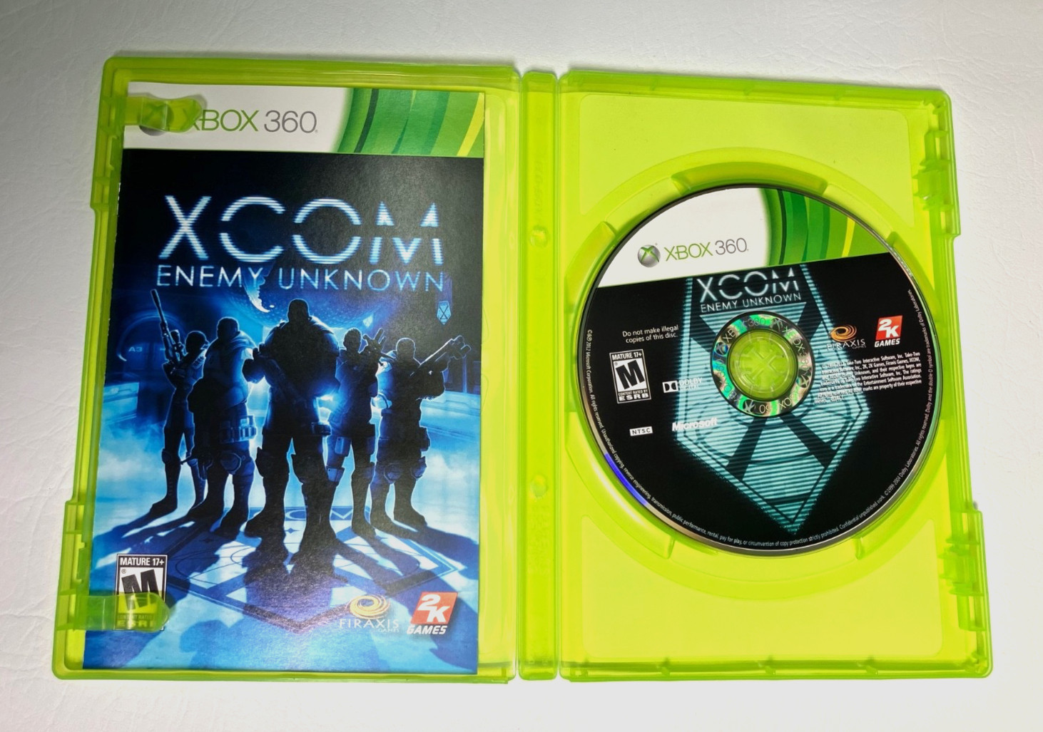XCOM: Enemy Unknown (Microsoft Xbox 360, 2013) CIB Complete & Pristine