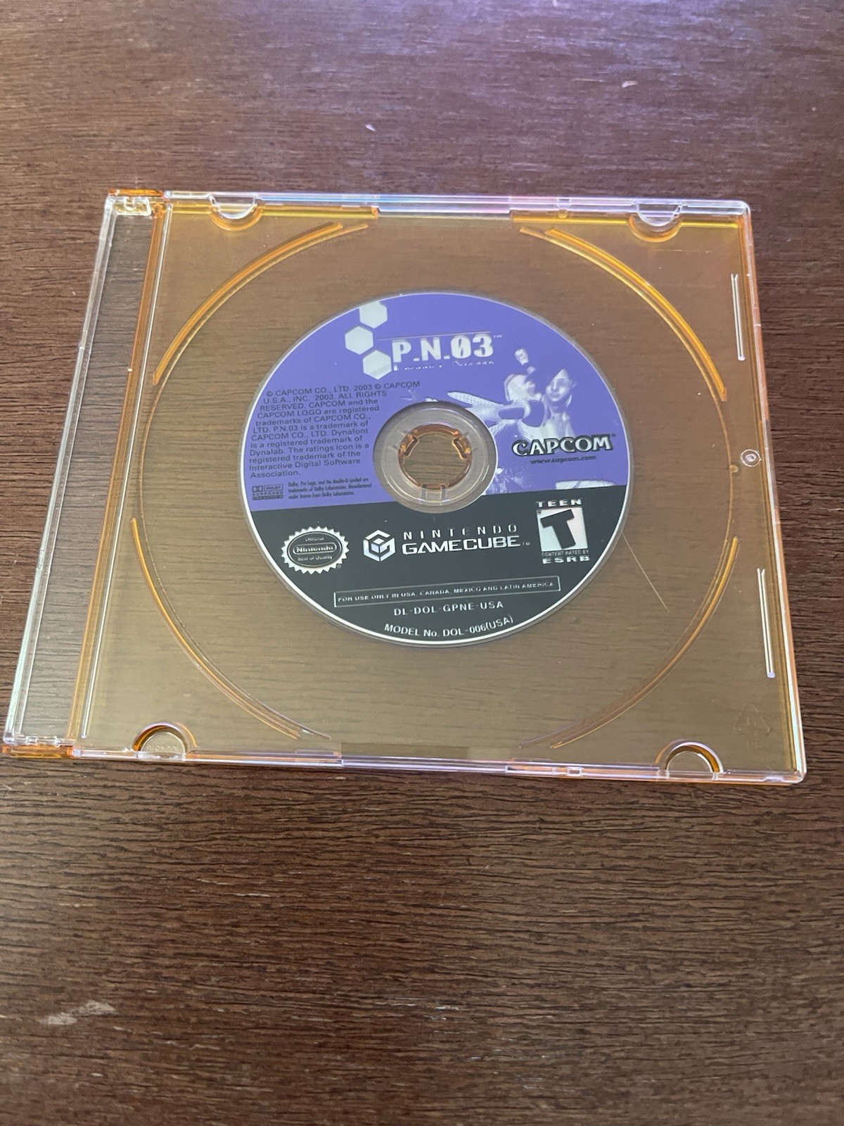 P.N.03 Product Number 03 Disc Only Nintendo GameCube Tested Working Good Cond