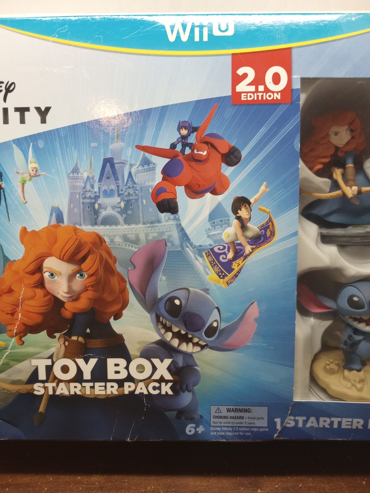 Disney Infinity 2.0 Wii U Toy Box Starter Pack Merida Stitch WiiU