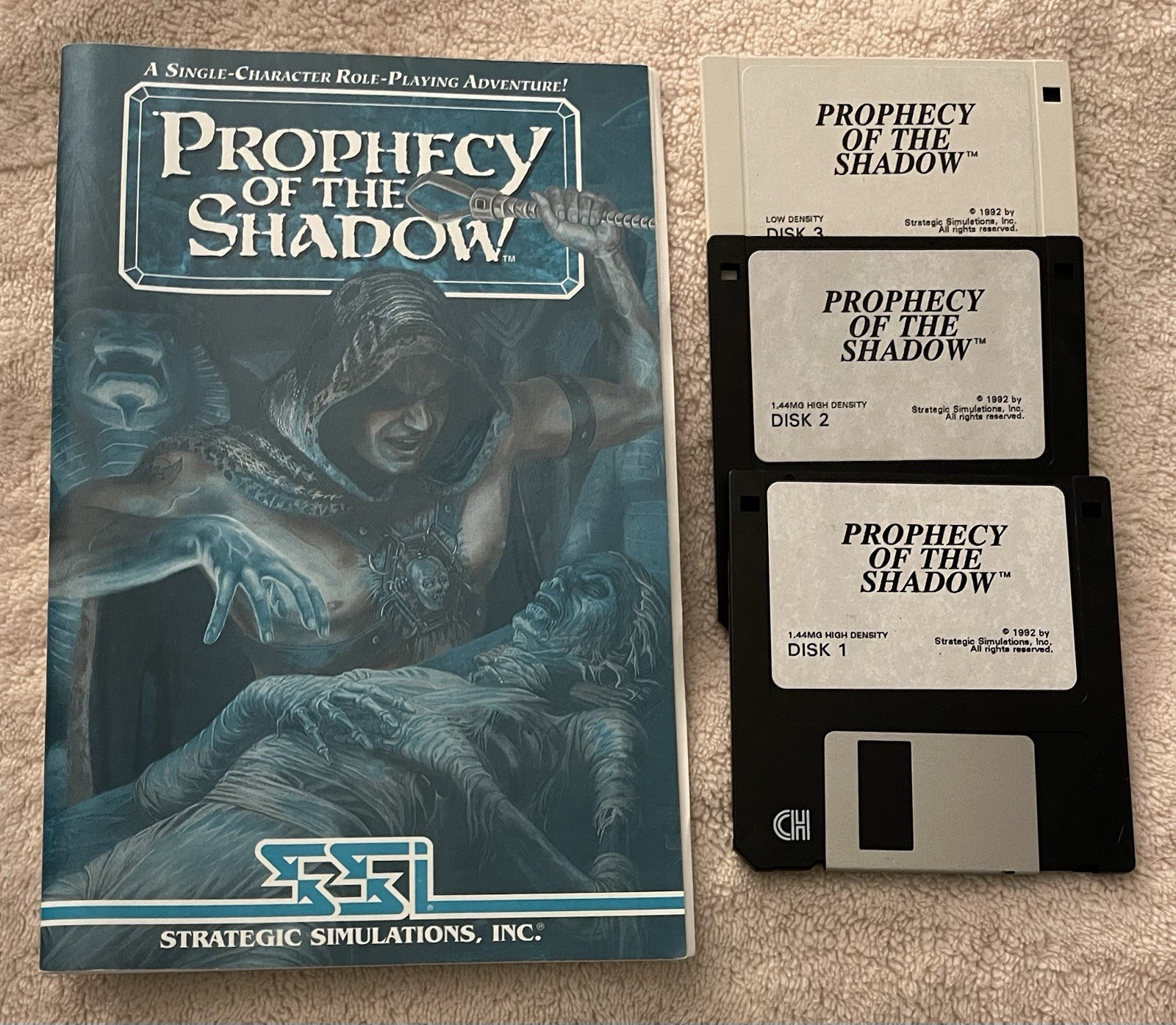 Prophecy of the Shadow 1992 SSI PC Game Fantasy