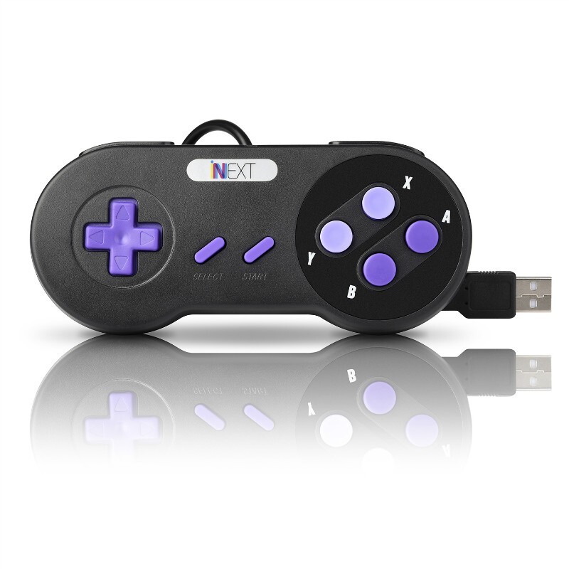 For Raspberry Pi PC Mac Linux USB SNES Controller Gaming Wired Joypad Joystick