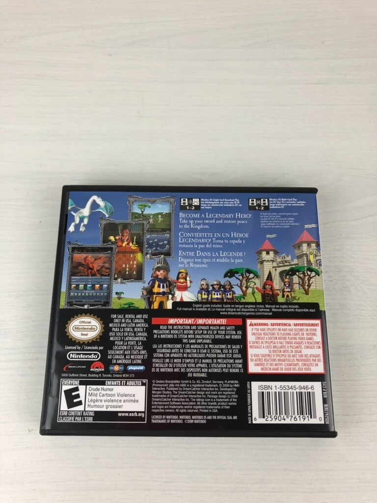 Nintendo DS (2009) – Playmobil Interactive Knights – Tested – CIB