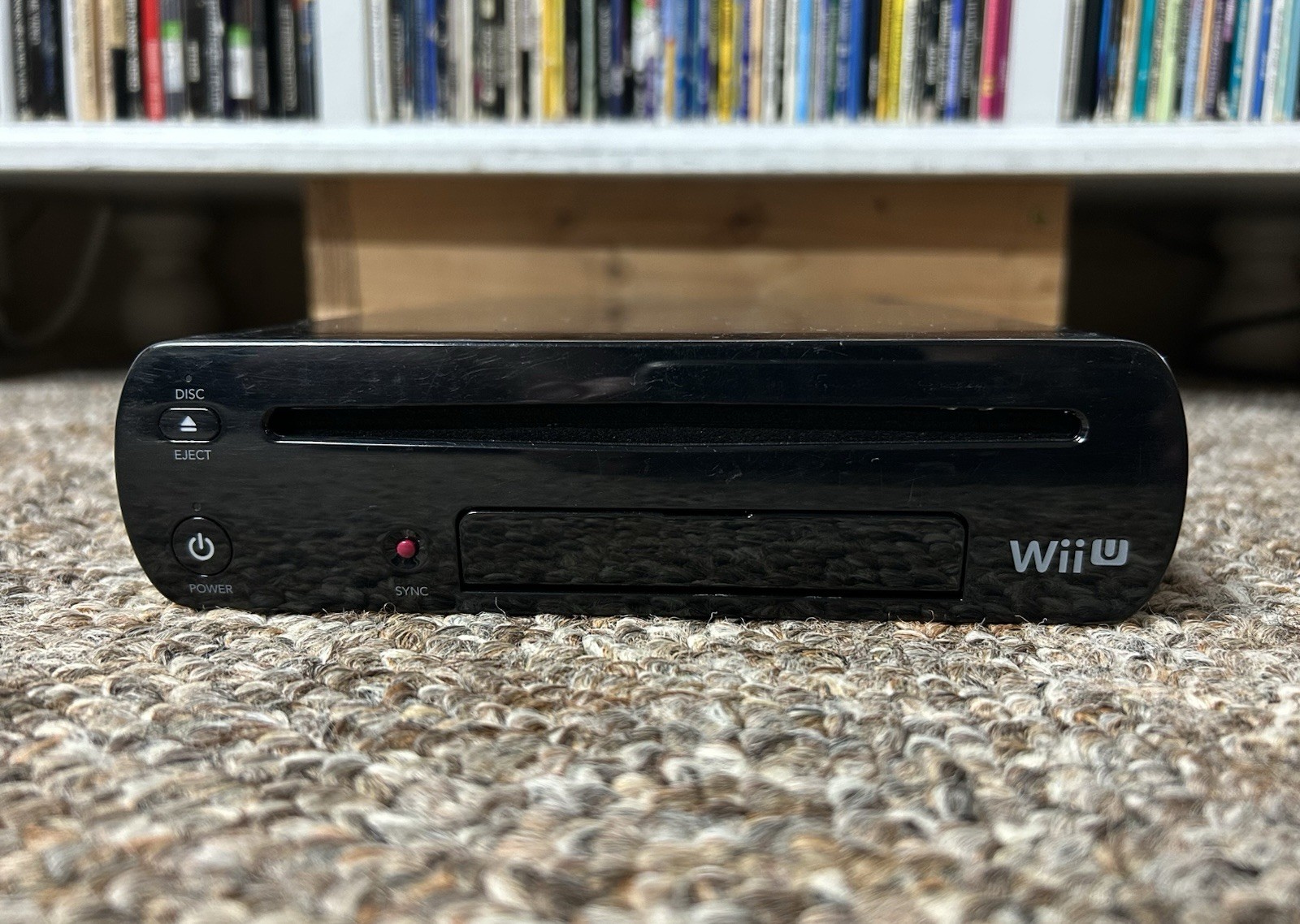 Nintendo Wii U WUP-101(02) 32GB Black – CONSOLE & POWER SUPPLY ONLY – TESTED ✅
