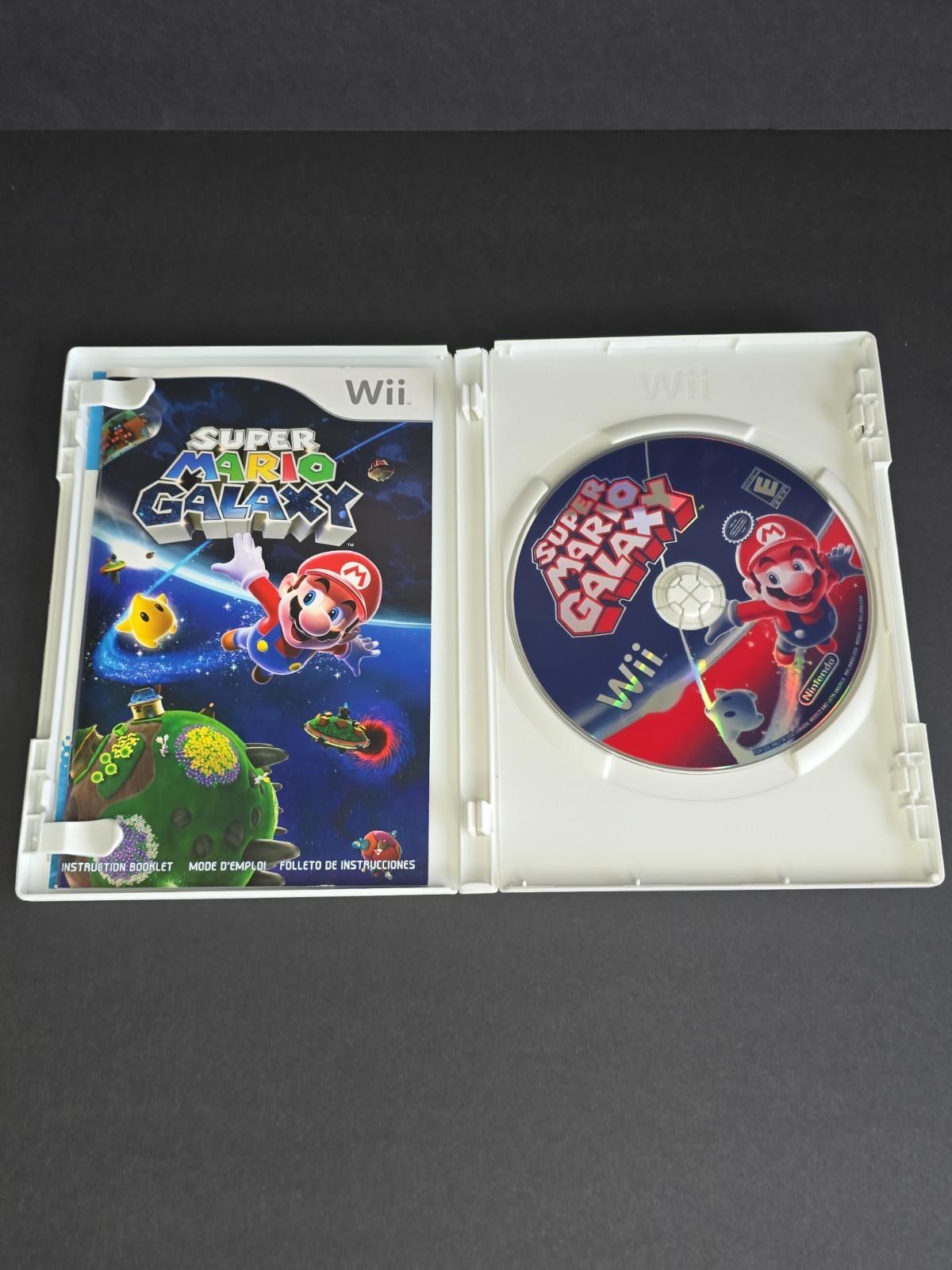 Super Mario Galaxy Nintendo Wii Complete CIB Tested Working w/ Manual Very Good