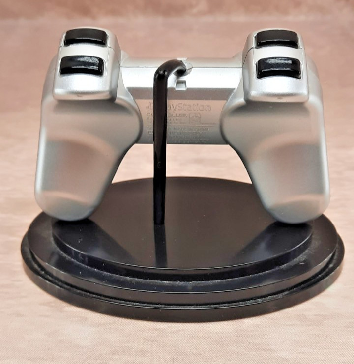 PlayStation Mini Controller Display Stand Silver 2018 SCEA Official Collectible