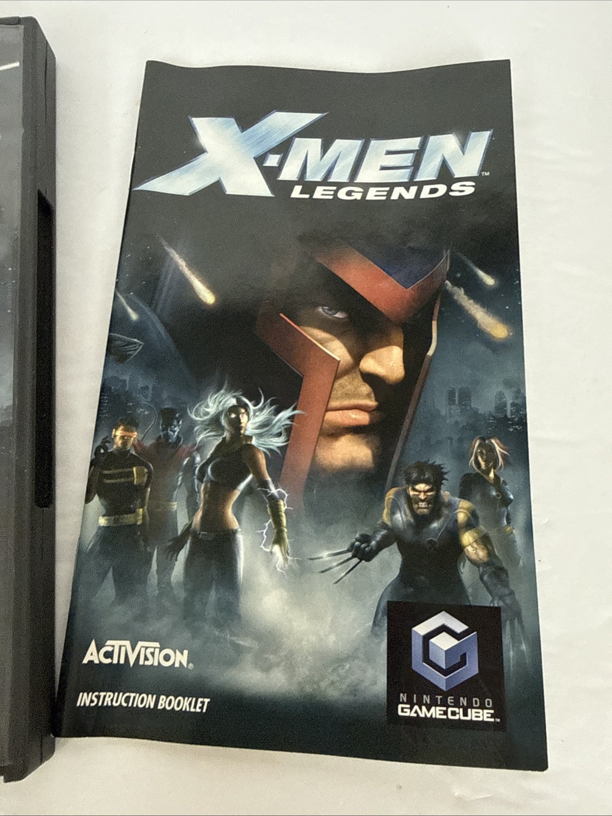 X-Men Legends (Nintendo GameCube, 2004) BOX & MANUAL Only