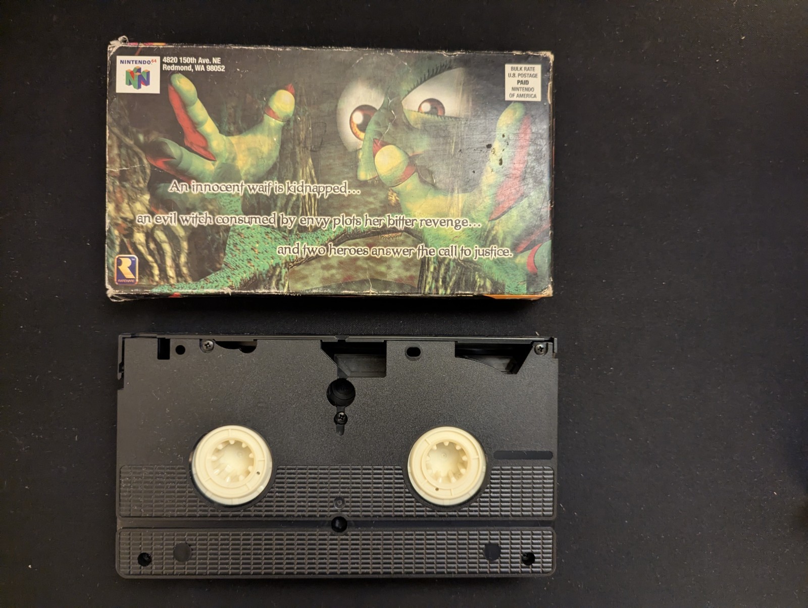 STAR FOX 64, BANJO KAZOOIE 64, DONKEY KONG 64 VHS TAPES – Read Description