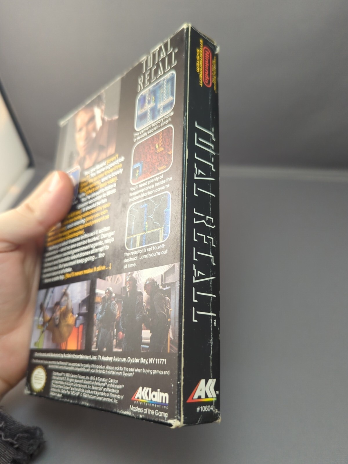 * Total Recall (Nintendo Entertainment System NES, 1990) Complete CIB