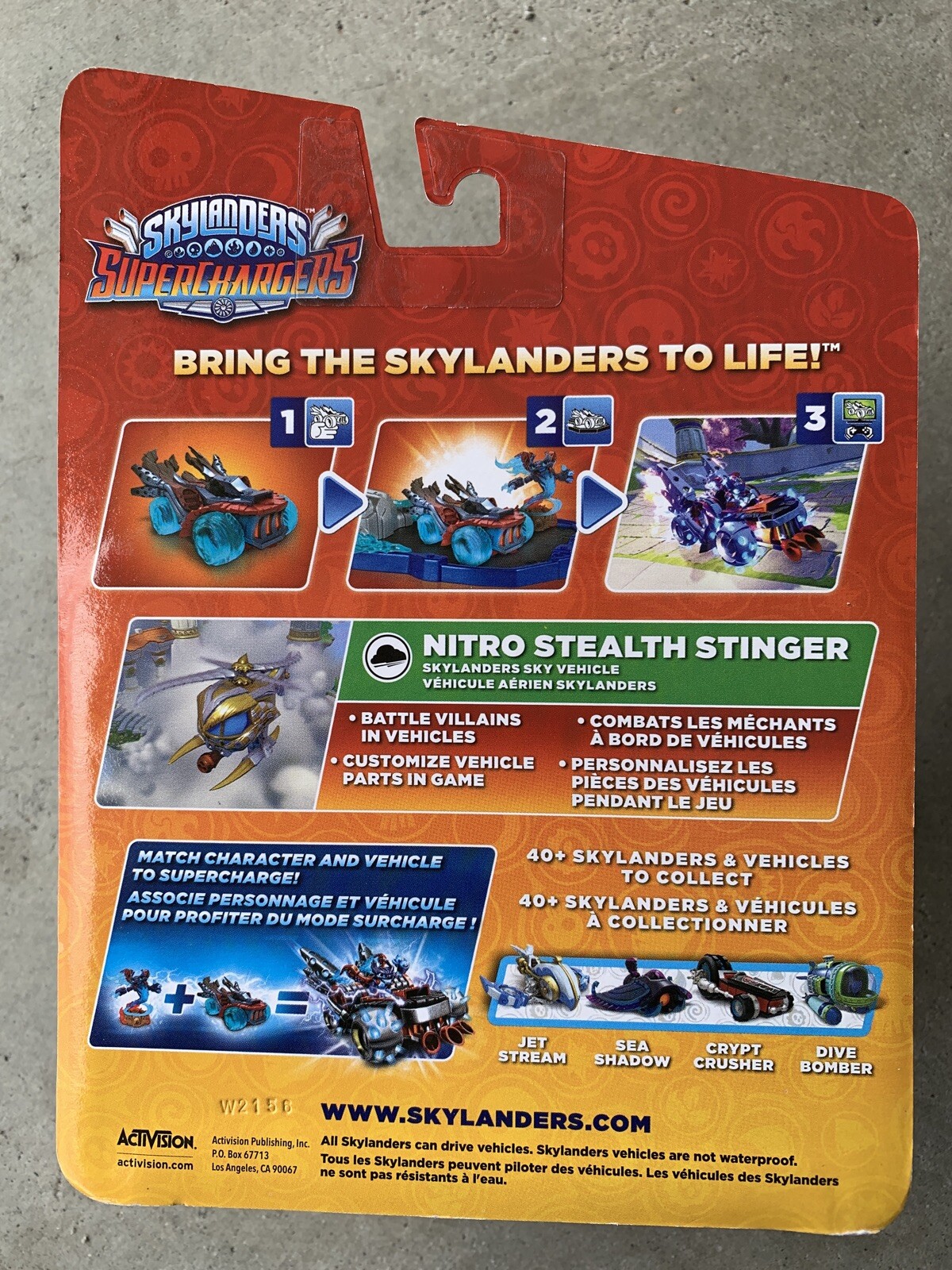 Target Exclusive * NITRO STEALTH STINGER * Skylanders Superchargers