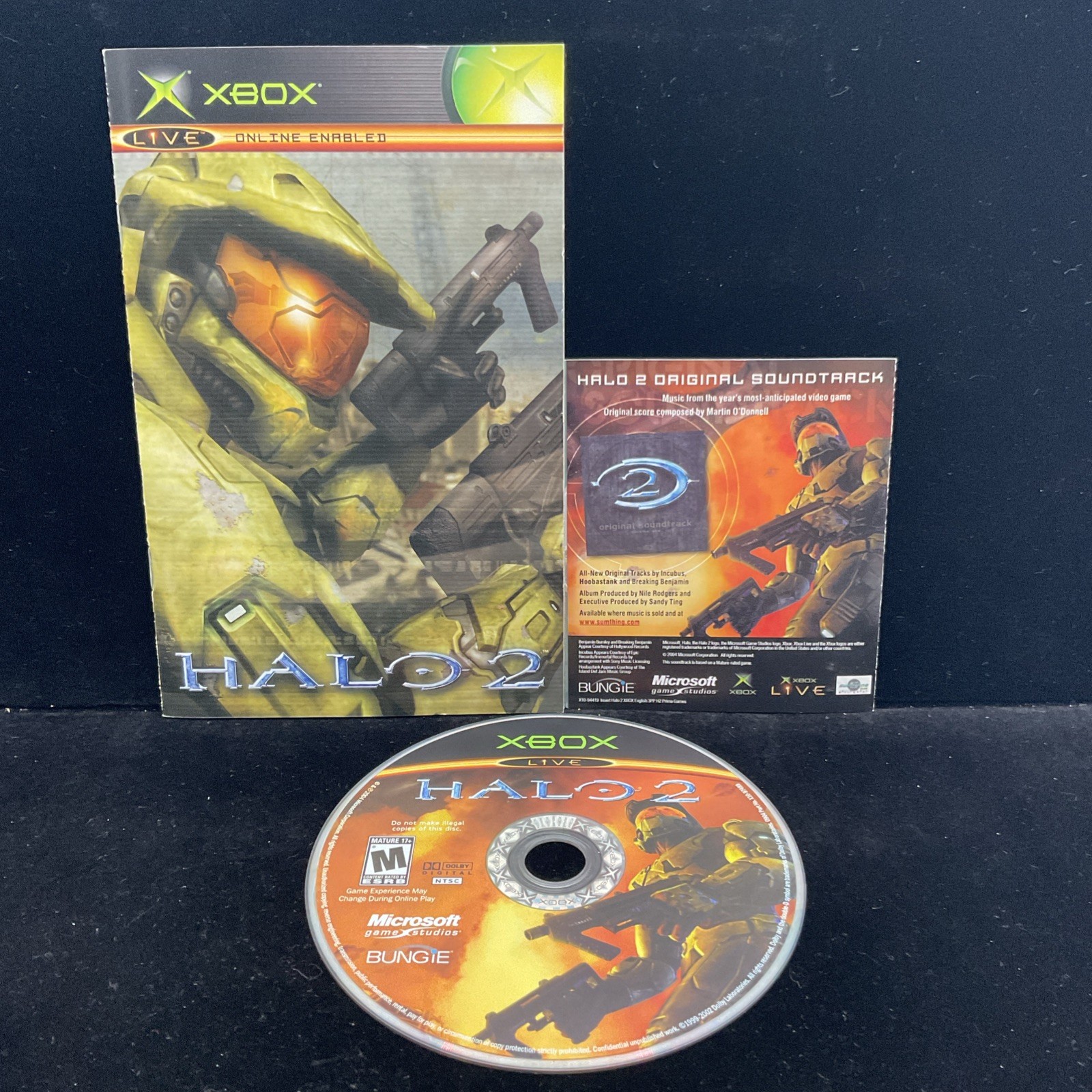 Halo 2 (Microsoft Xbox) Tested & CIB Clean 1 YR Warranty Refurbished Free Ship