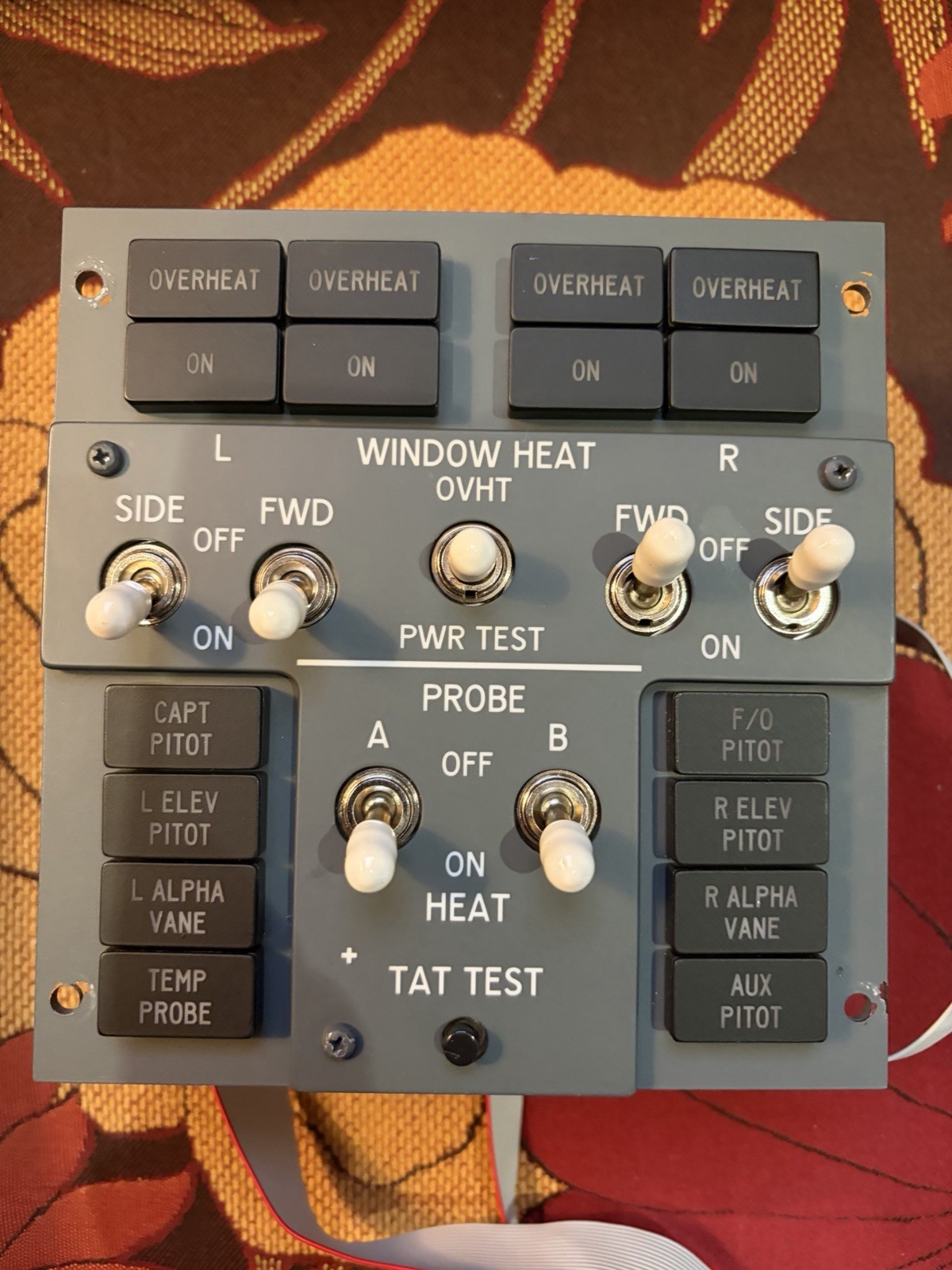 Flight Sim Panel Window Heat B737