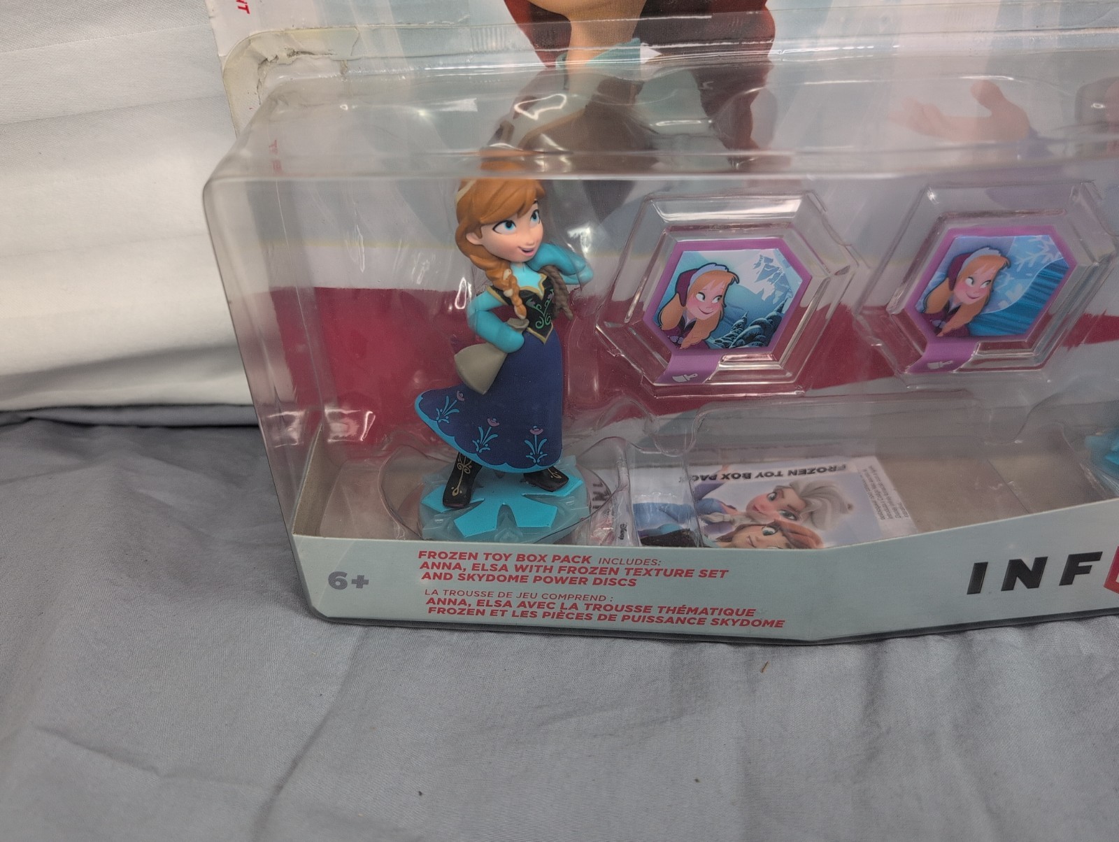 Disney Infinity Elsa & Anna Frozen Toy Box Pack Opened Box