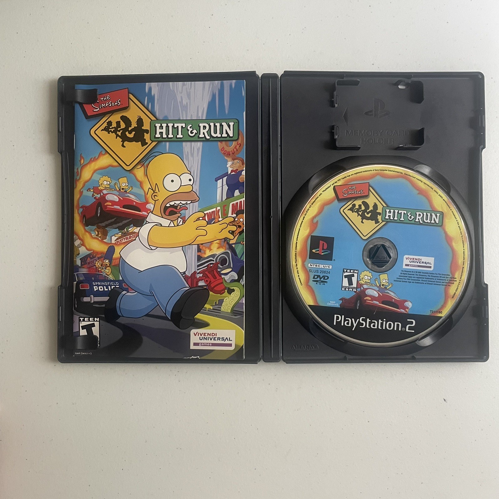The Simpsons: Hit & Run PS2 Multiplayer Vivendi T Teen NTSC-U/C Action Videogame