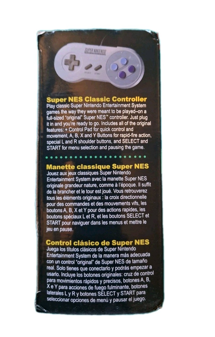 Authentic SNES Super Nintendo Classic Mini Super Entertainment System 21 Games