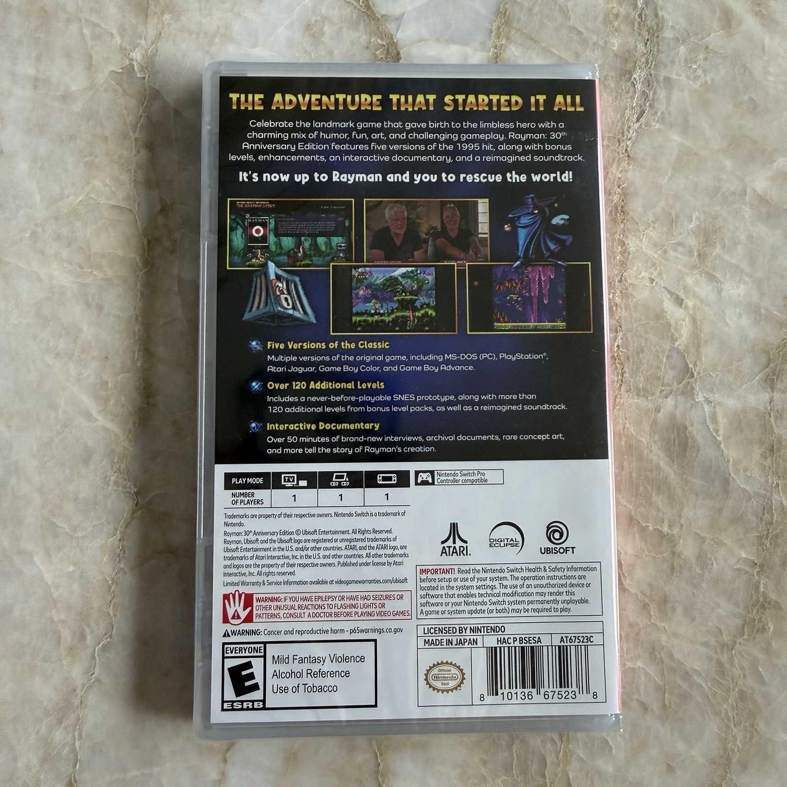 Rayman: 30th Anniversary Edition (Nintendo Switch) BRAND NEW