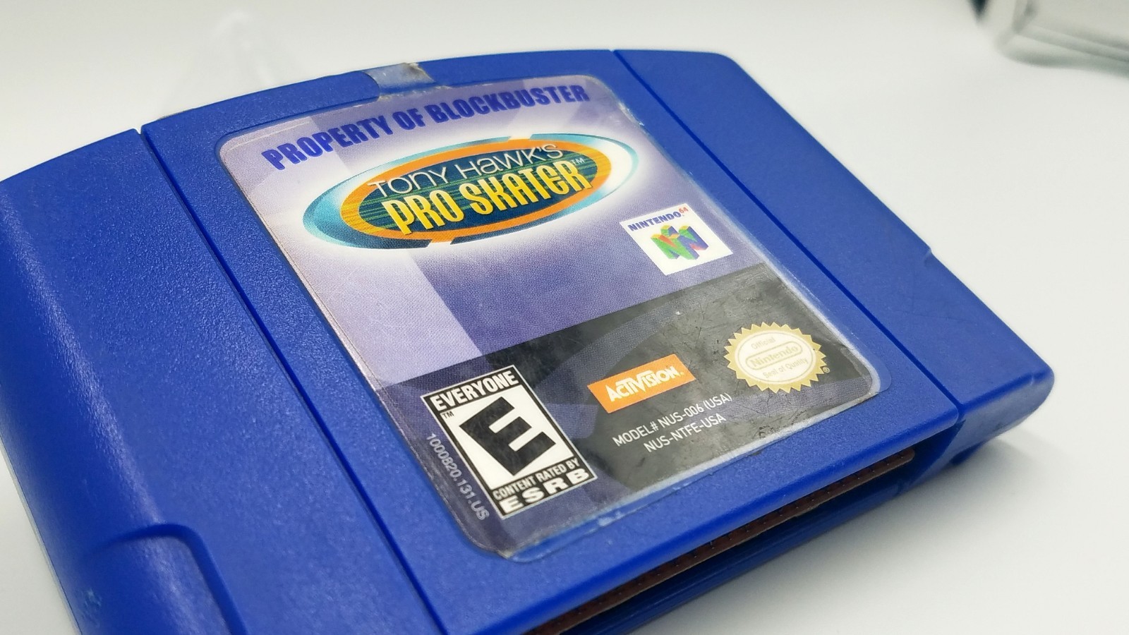 Tony Hawk’s Pro Skater N64 Authentic BLOCKBUSTER Ex Rental Collectable WOW