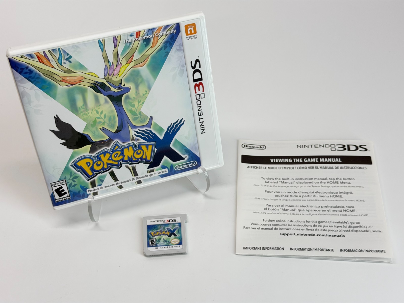 Pokemon X (Nintendo 3DS) Complete & Tested