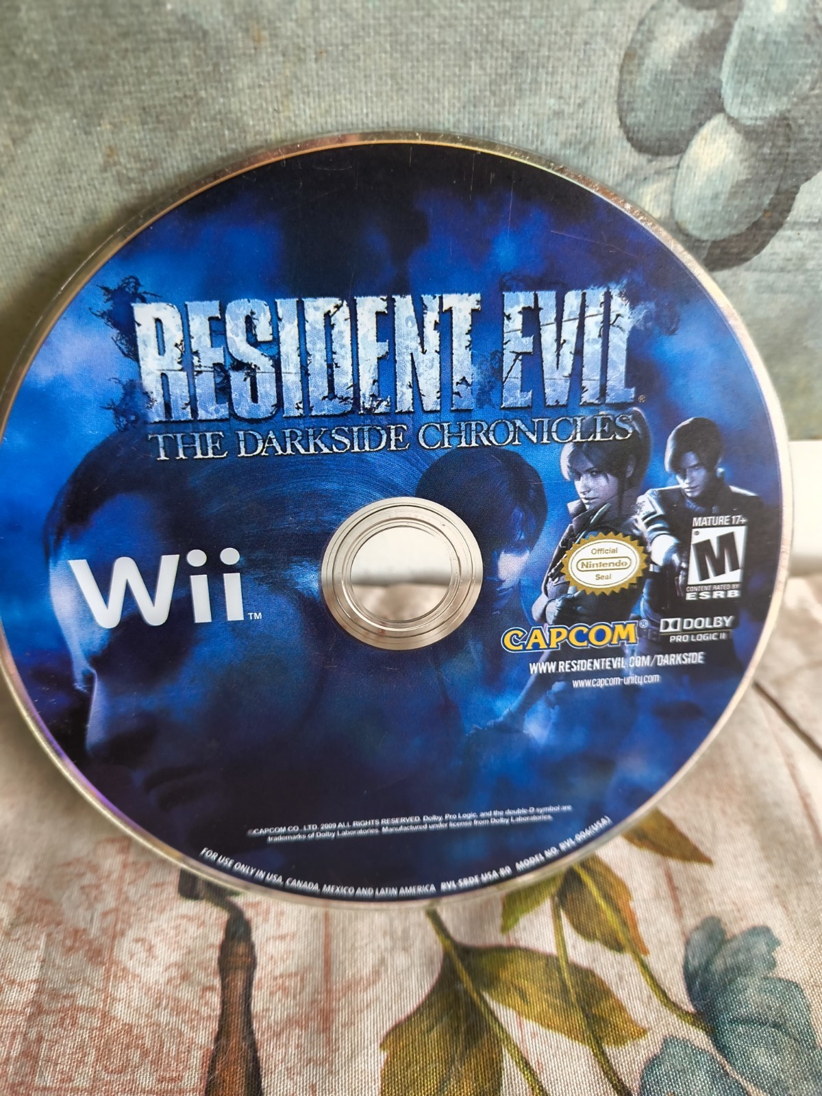 Resident Evil: The Darkside Chronicles Nintendo Wii, 2009 Disc Only