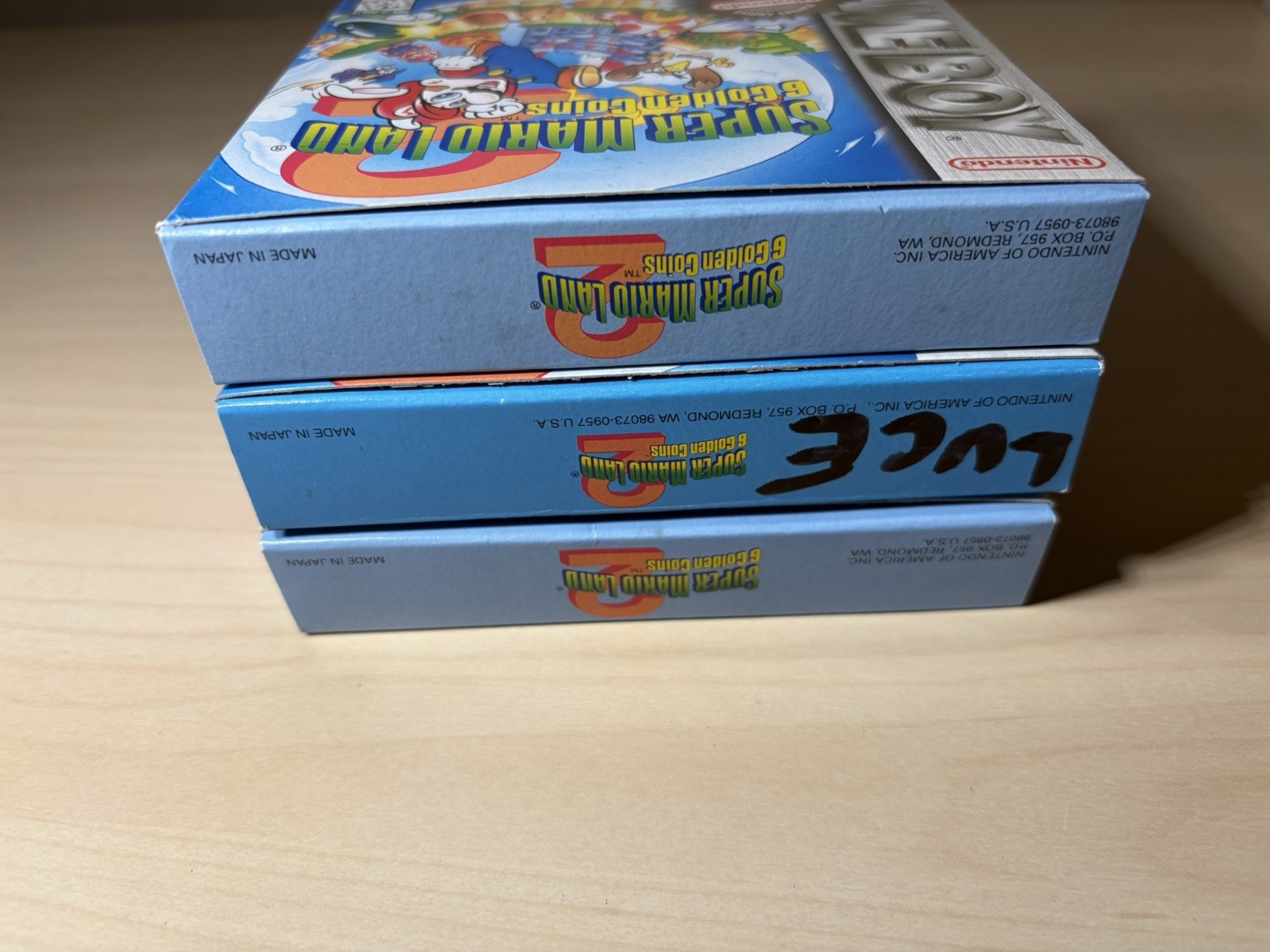 X3 – Super Mario Land 2 – 6 Golden Coins – Nintendo GameBoy – Complete CIB
