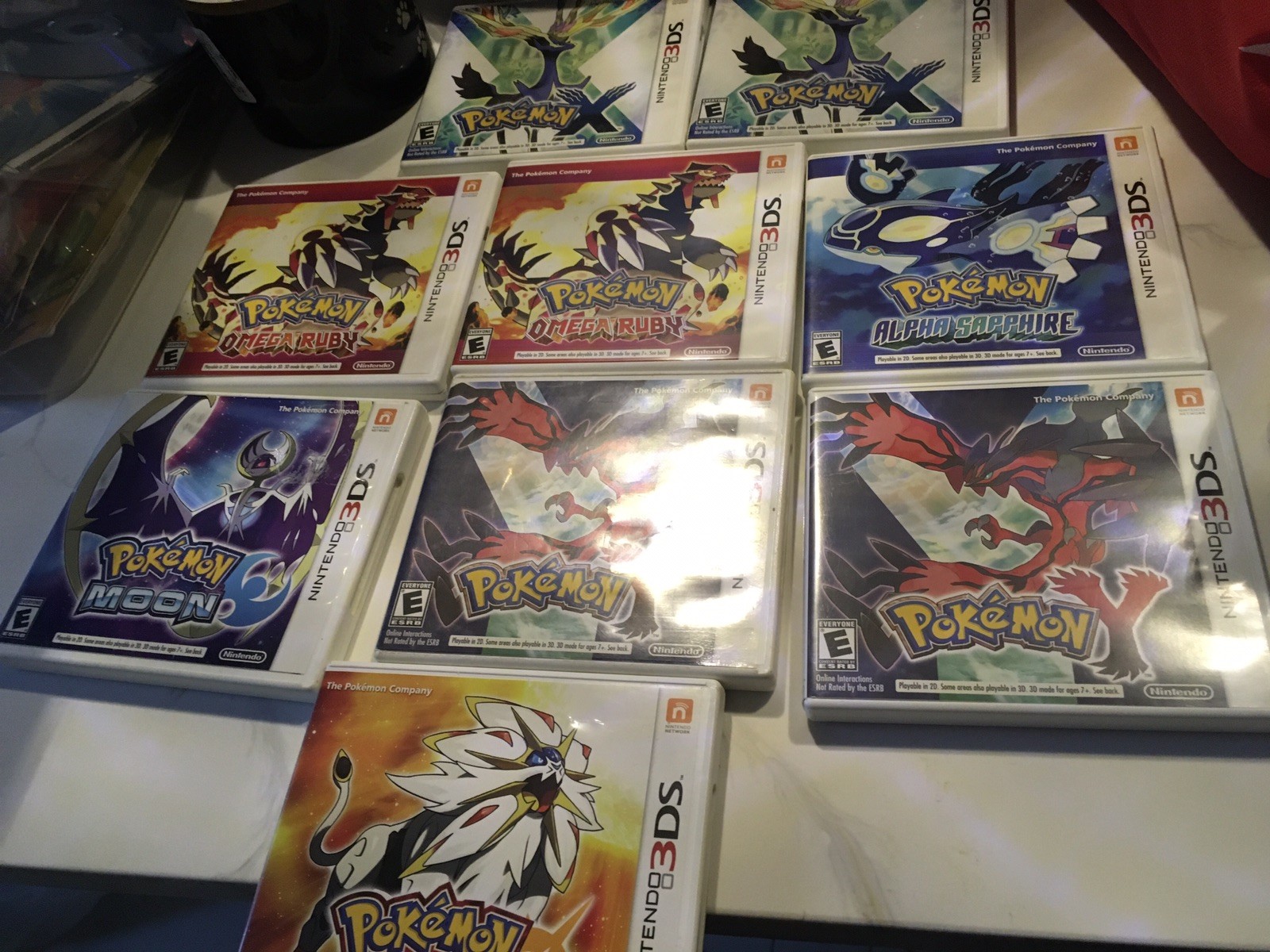 Empty Nintendo Video Game Cases Lot Of 20 DS 3DS Mario Pokemon No Games