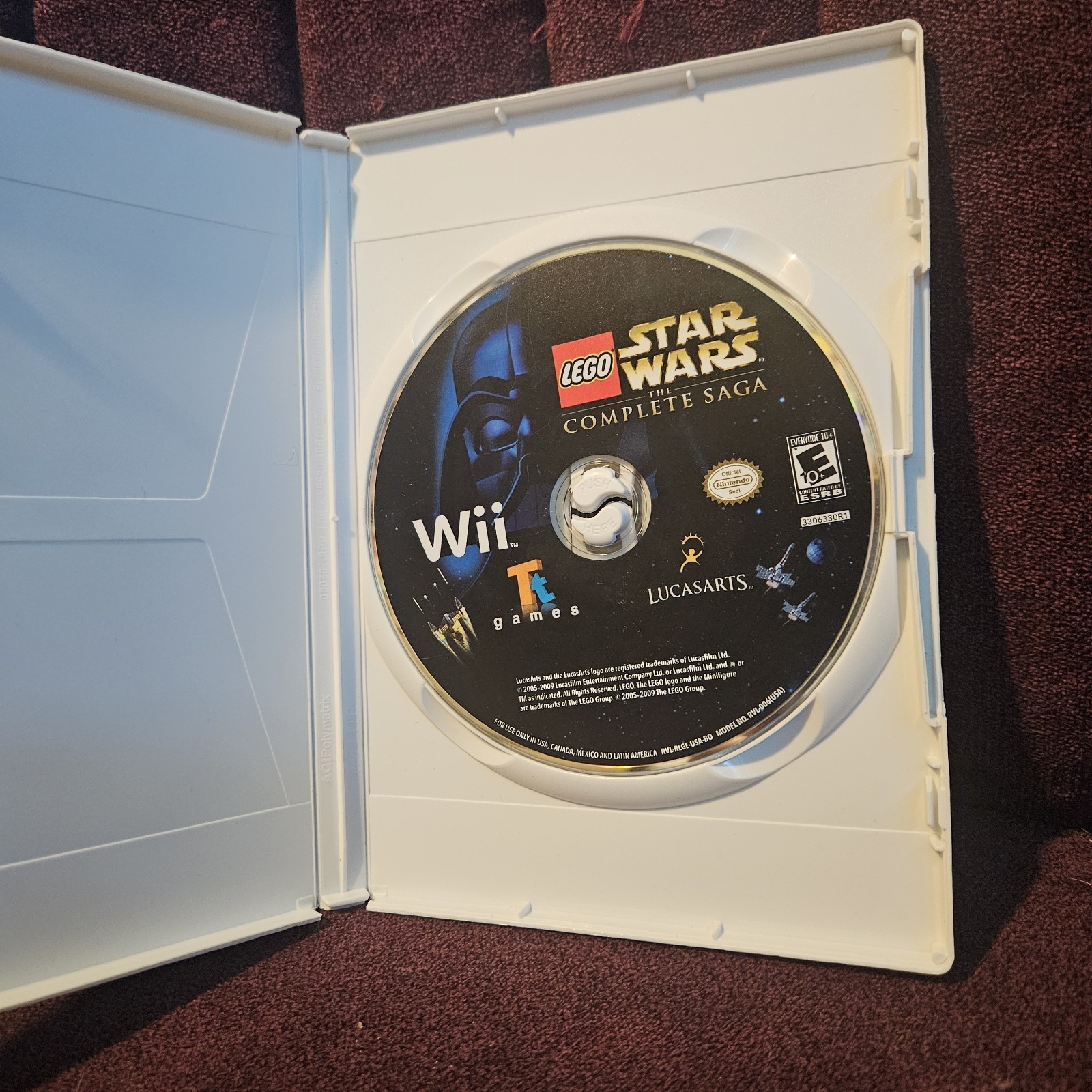 LEGO Star Wars: The Complete Saga Nintendo Wii Game, E10+ (Everyone 10+) TESTED
