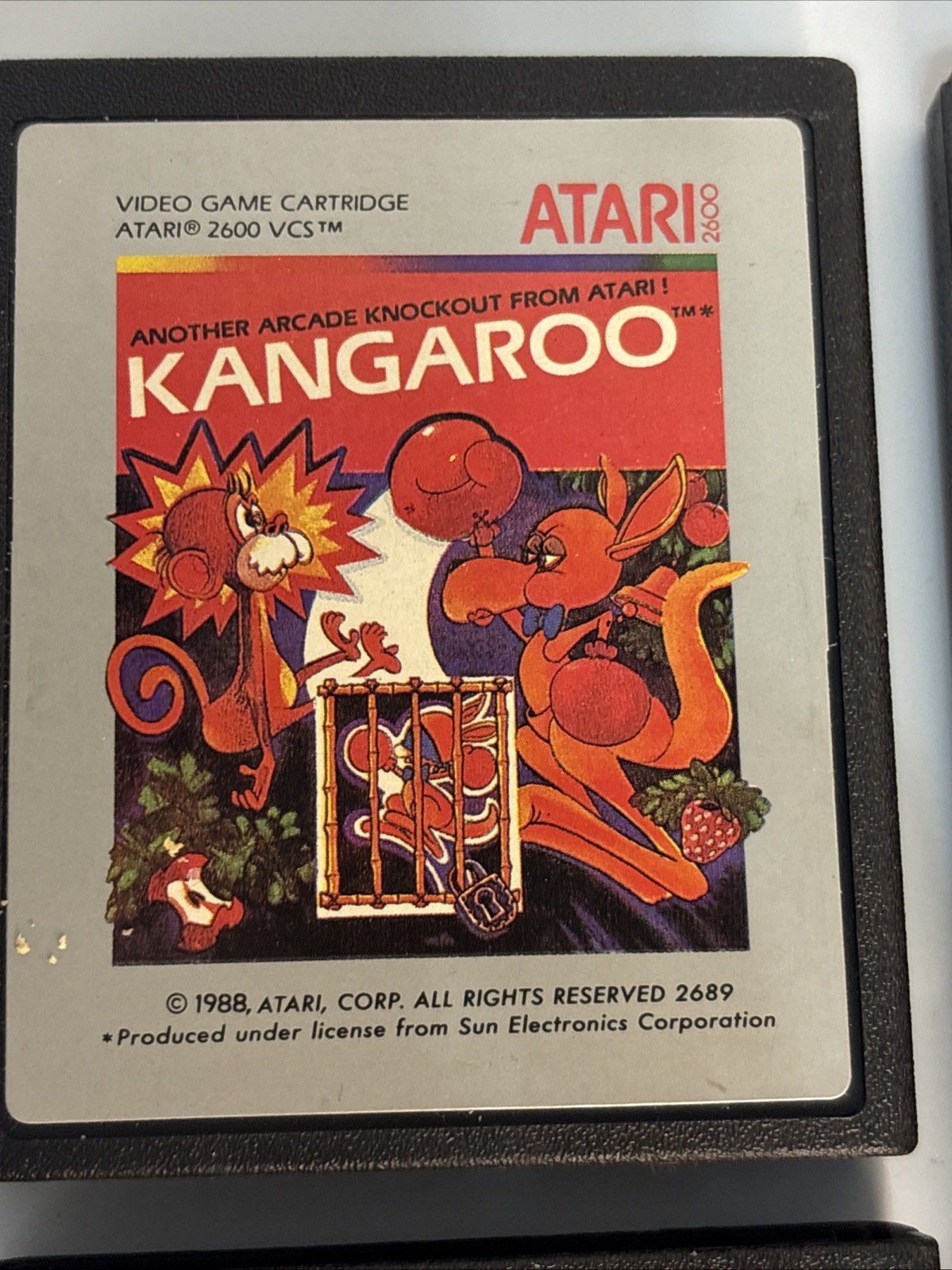 Atari 2600 Game Lot Space Invaders Raiders Lost Ark Haunted House Kangaroo
