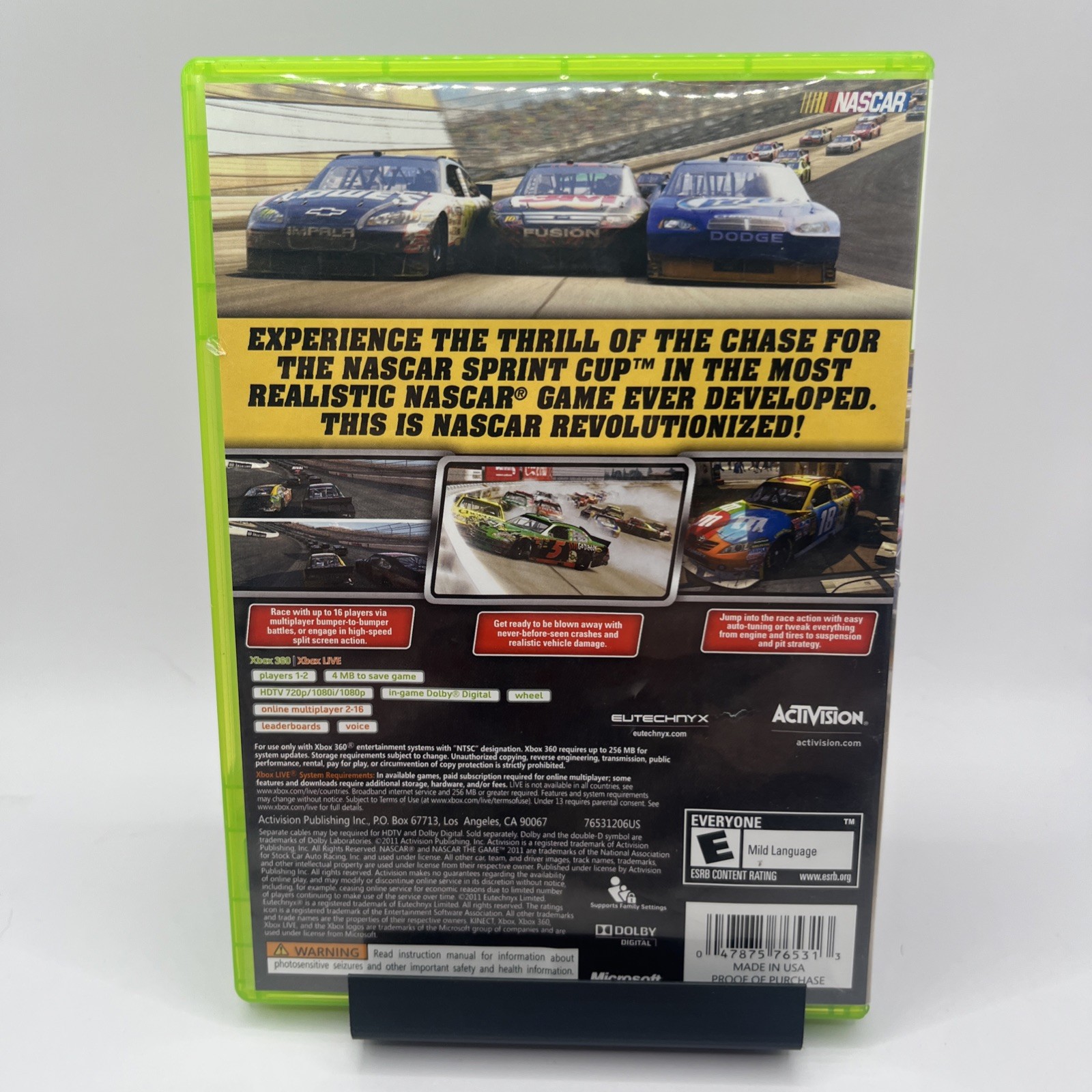 Nascar 2011: The Game – Microsoft Xbox 360 – Complete CIB – Tested & Working