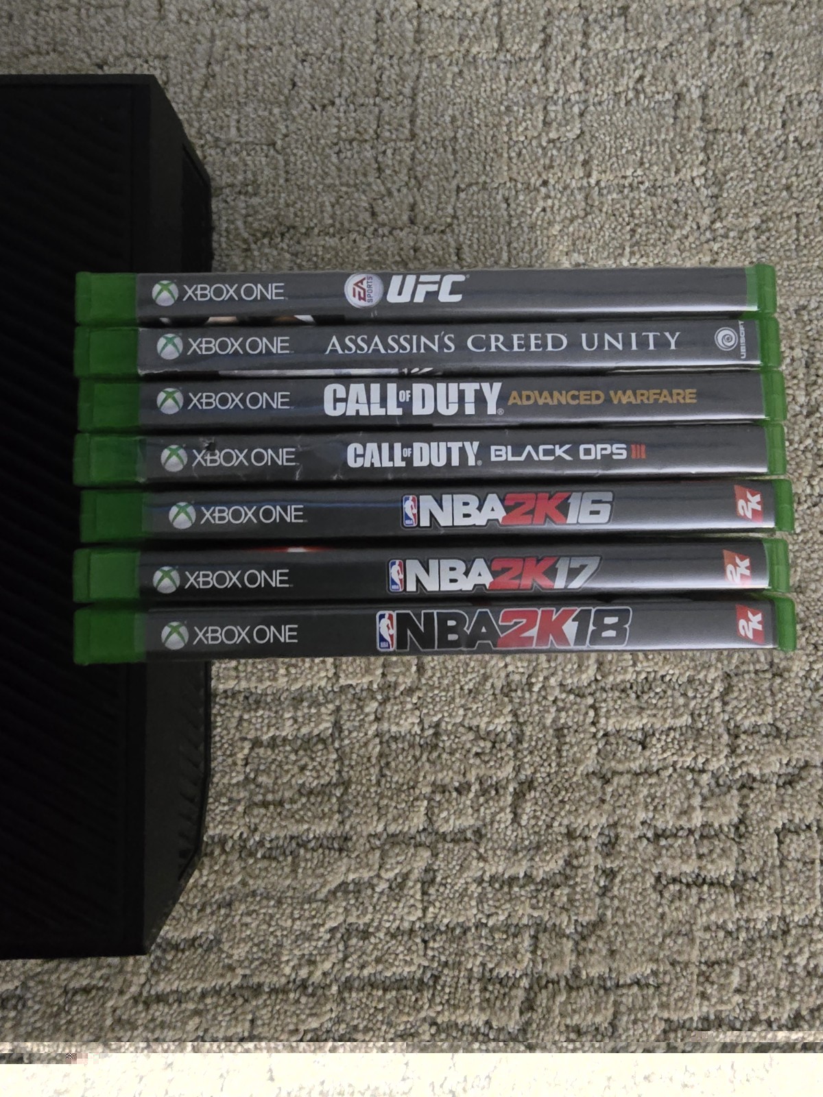 Xbox One Model 1540 Console, 2 Controllers, 7 Games Bundle. Call Of Duty, Nba2k
