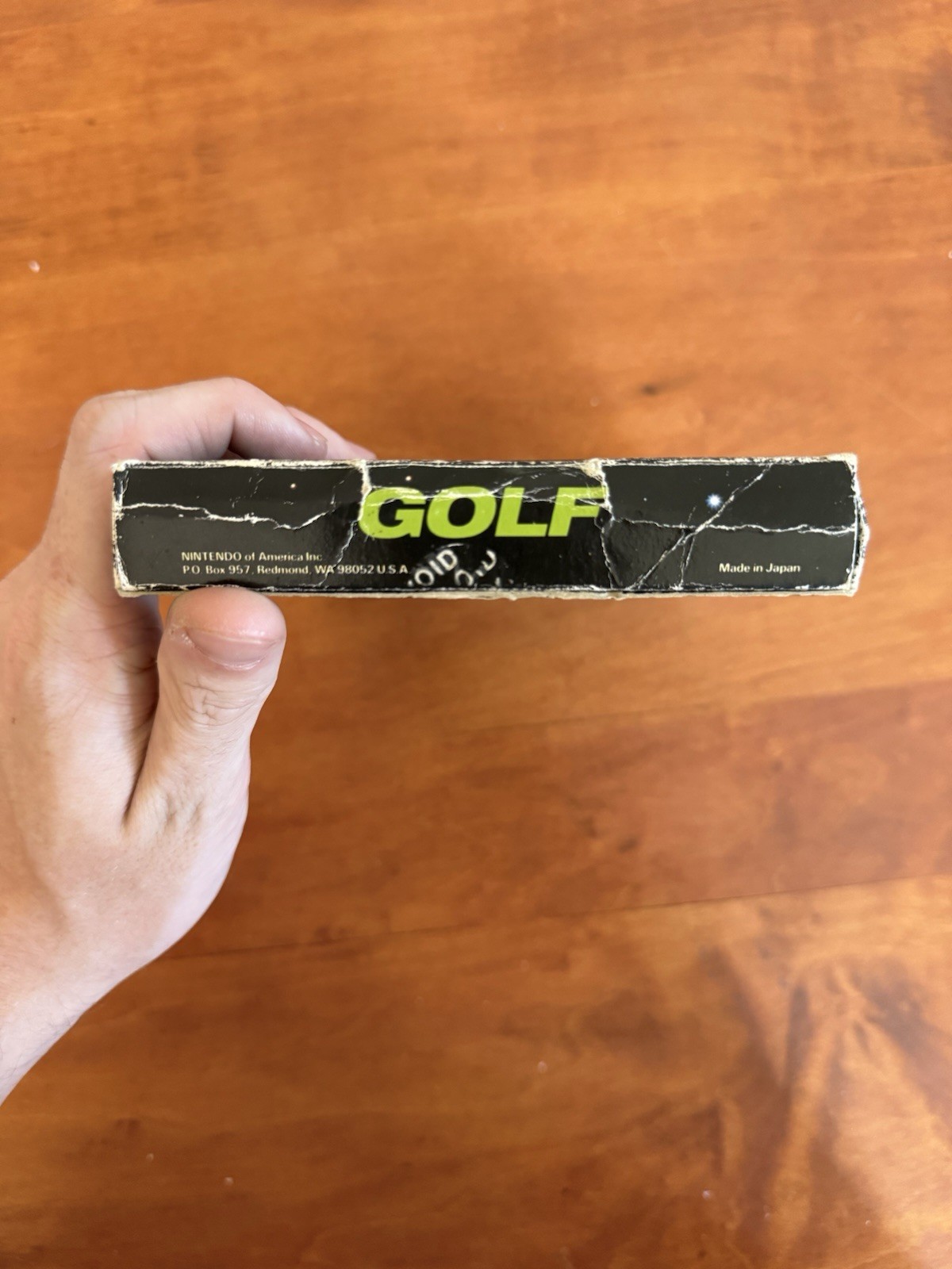 Golf (Nintendo NES) Matte Sticker 5-Screw w/ Hangtab CIB Complete & Tested
