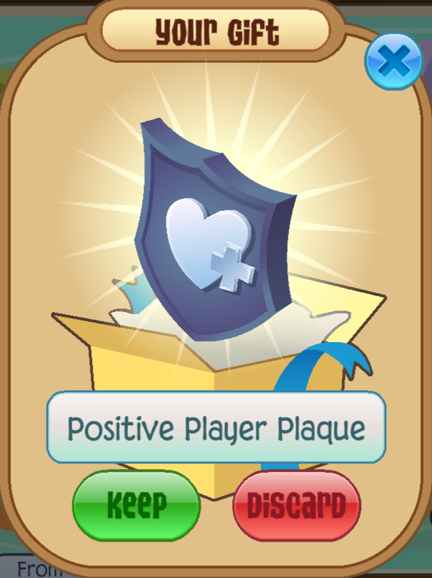 Animal Jam Classic AJC Positive Player Plaque (READ DESCRIPTION)